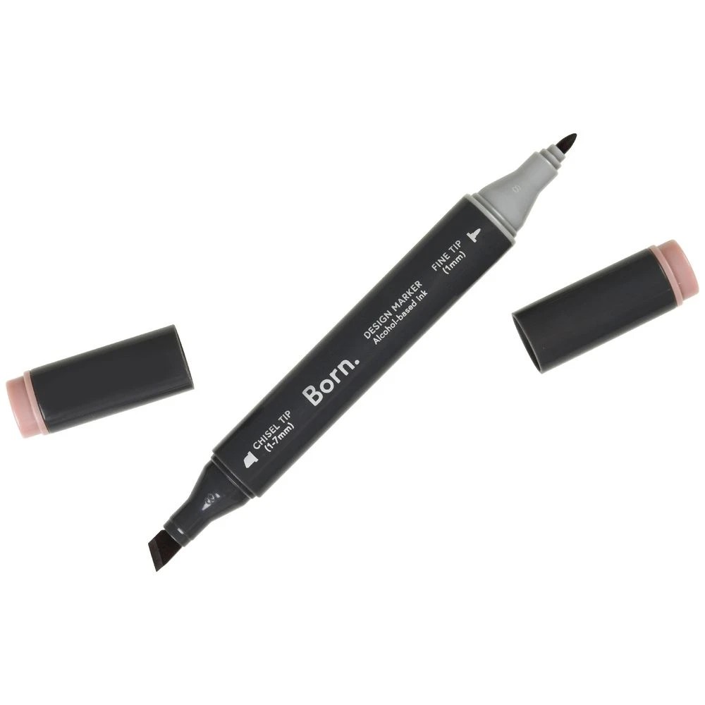 3 Born Professional Dual-Tip Artist Marker Tan E262, 3 of 4