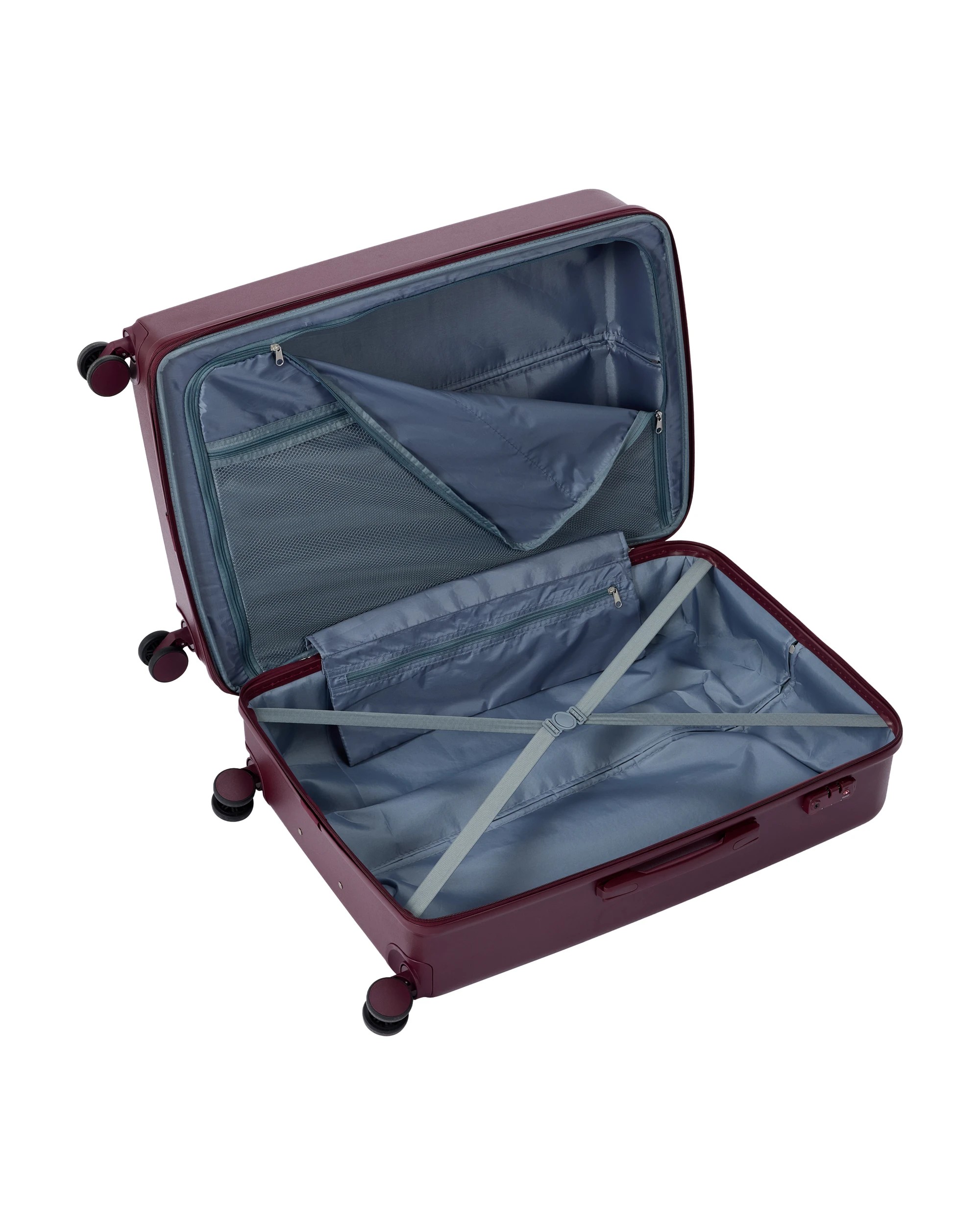 3 71cm Albany Hard Case 8 Wheels - Burgundy, 3 of 8