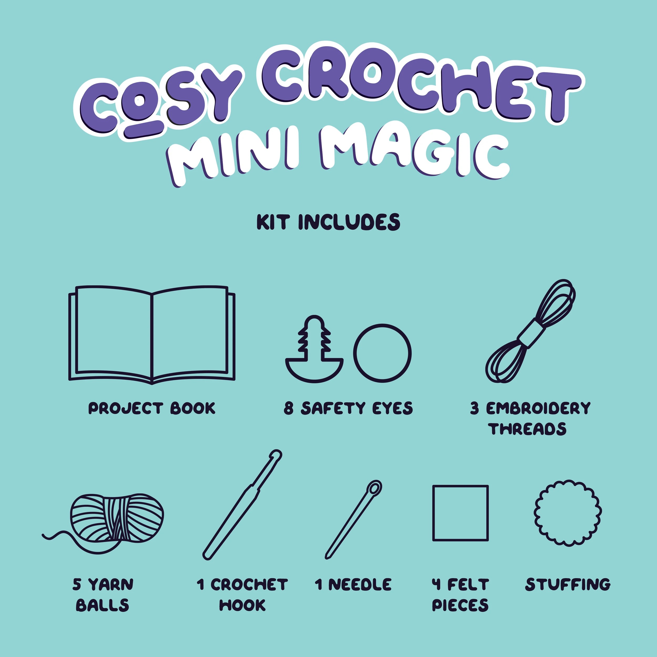 3 Cosy Crochet Mini Magic, 3 of 6