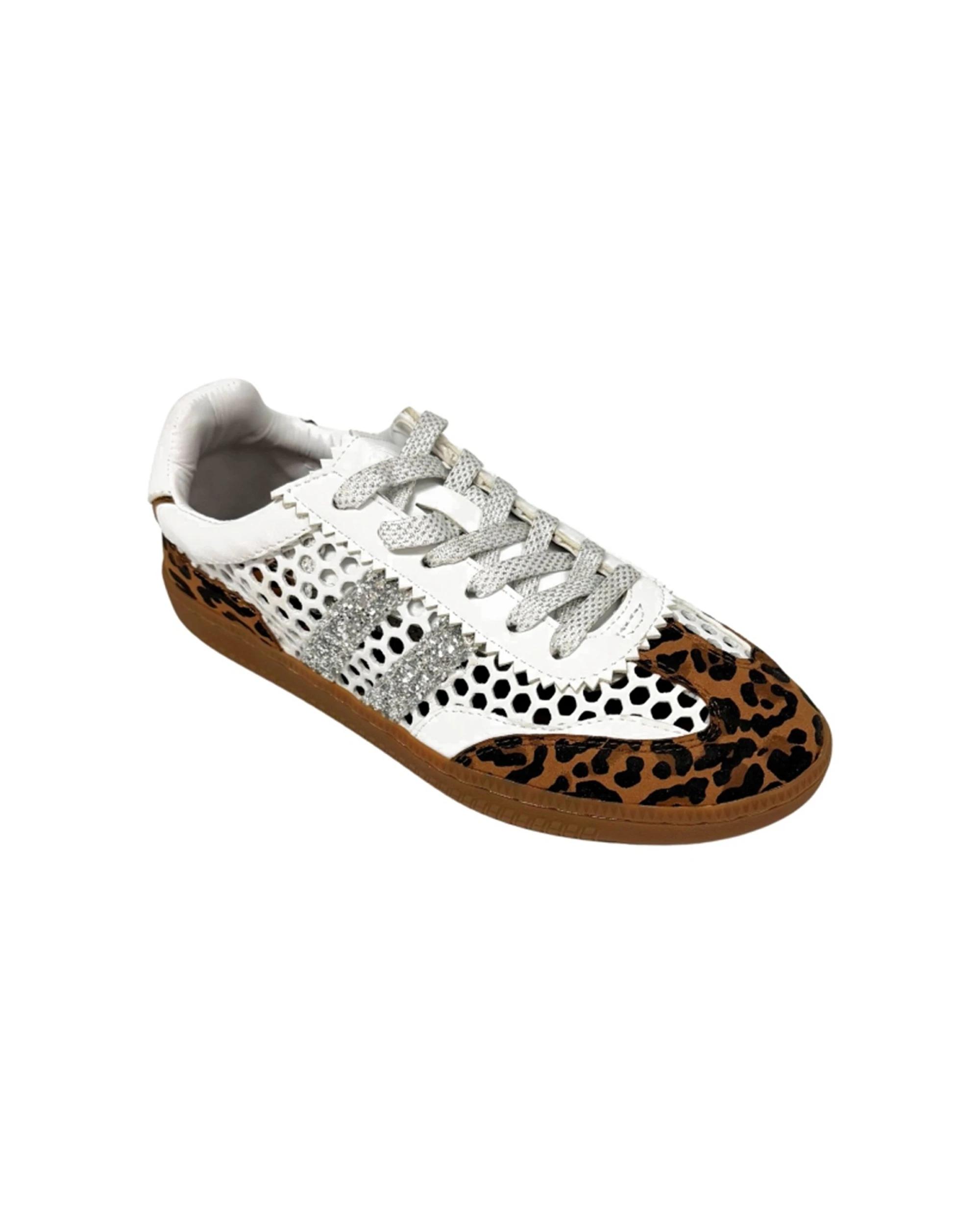 3 Human Shoes Reece Women Sandals Laser-Cut Soft Upper Lace White WHITE OCELOT, 3 of 4