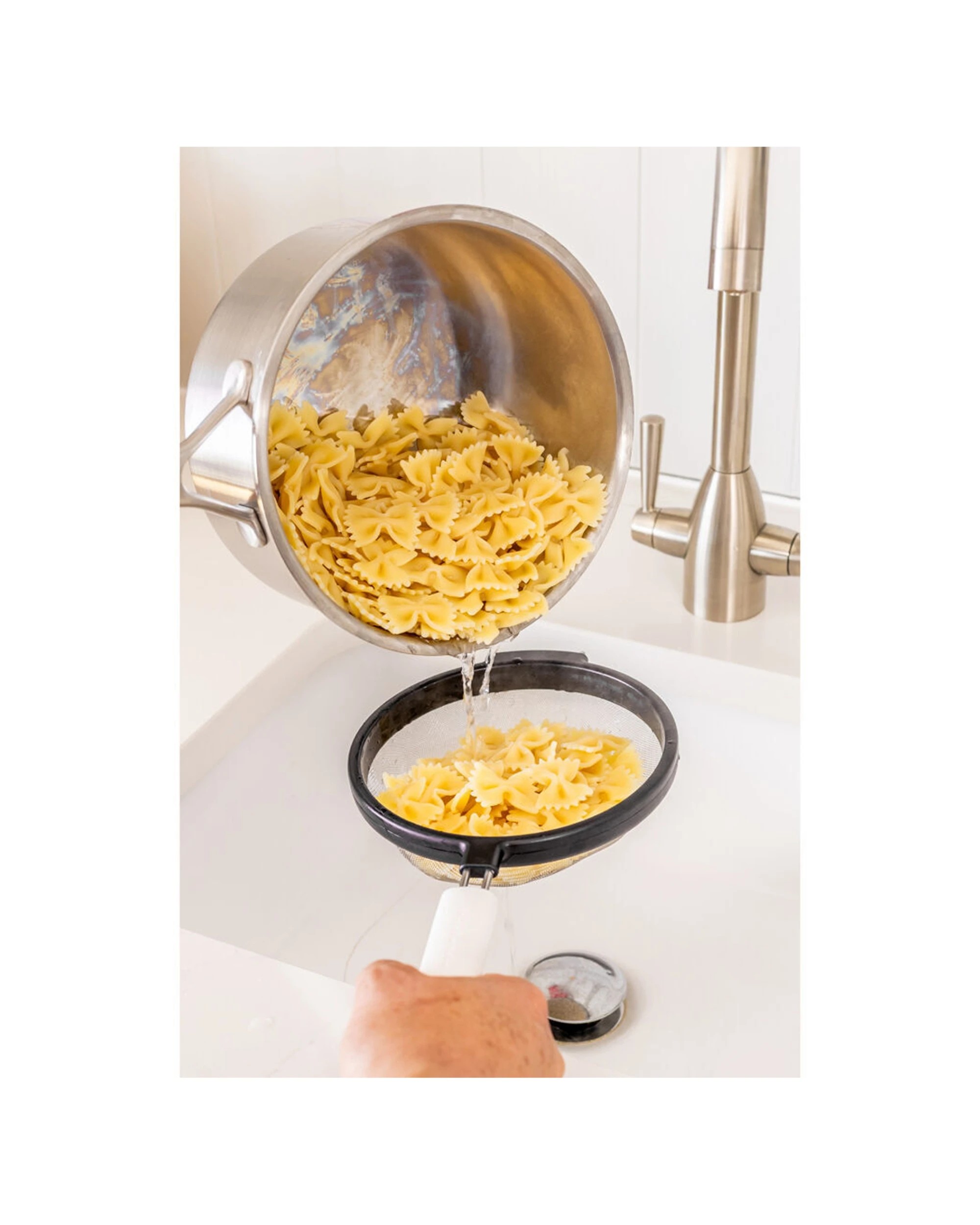 6 KitchenAid 2PK Classic Wire Mesh Sieve Strainer Cooking Utensil Ergonomic Handle - Multi, 6 of 6