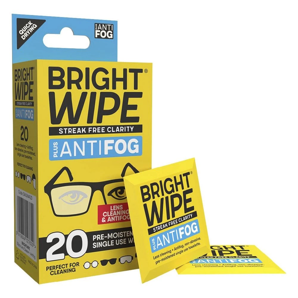 3 Brightwipe Anti-Fog Lens Cleaning Wipes 20 Pack, 3 of 4