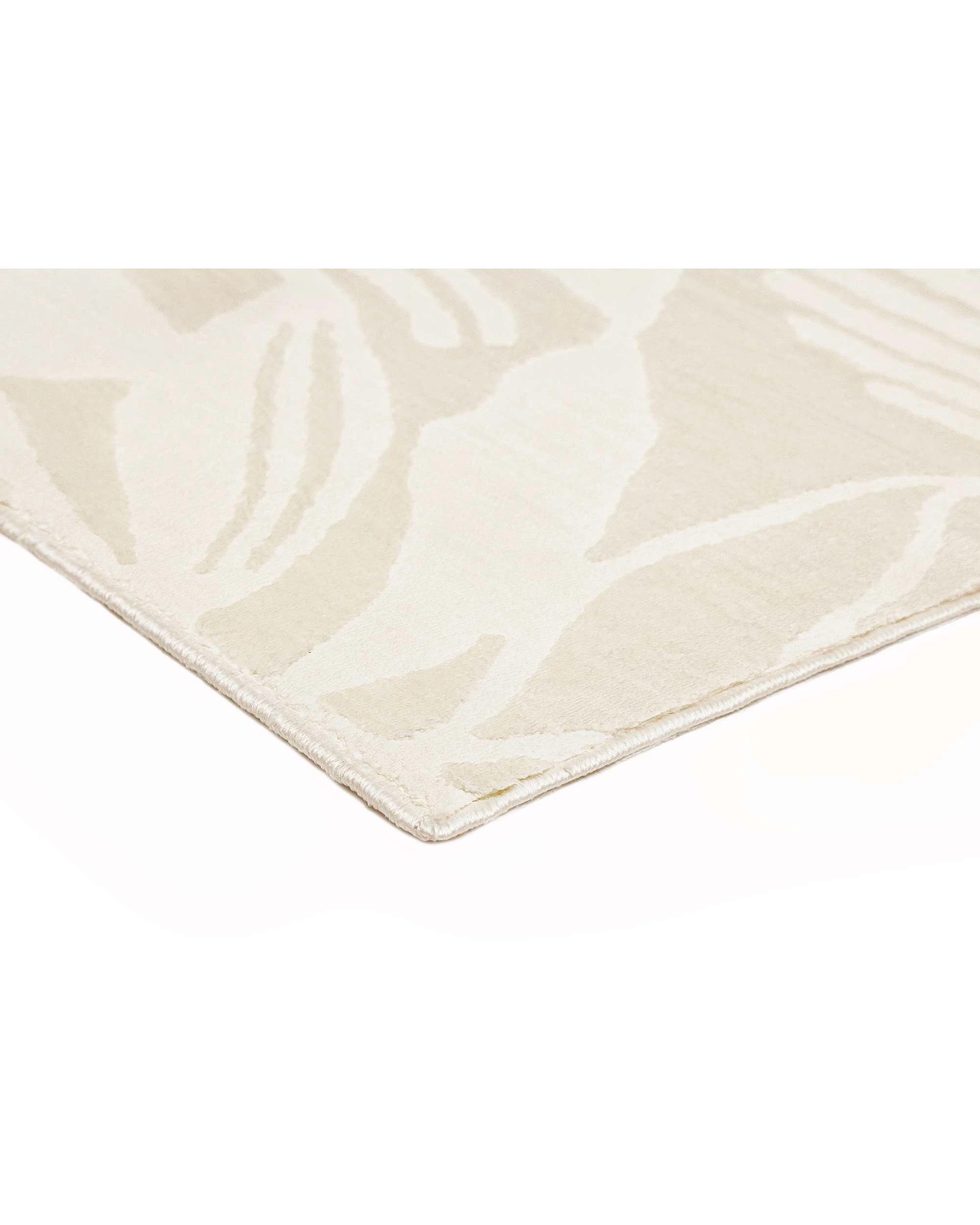 4 Loopsie Bessant Leafy Washable Rug-370cm x 280cm - Beige, 4 of 8