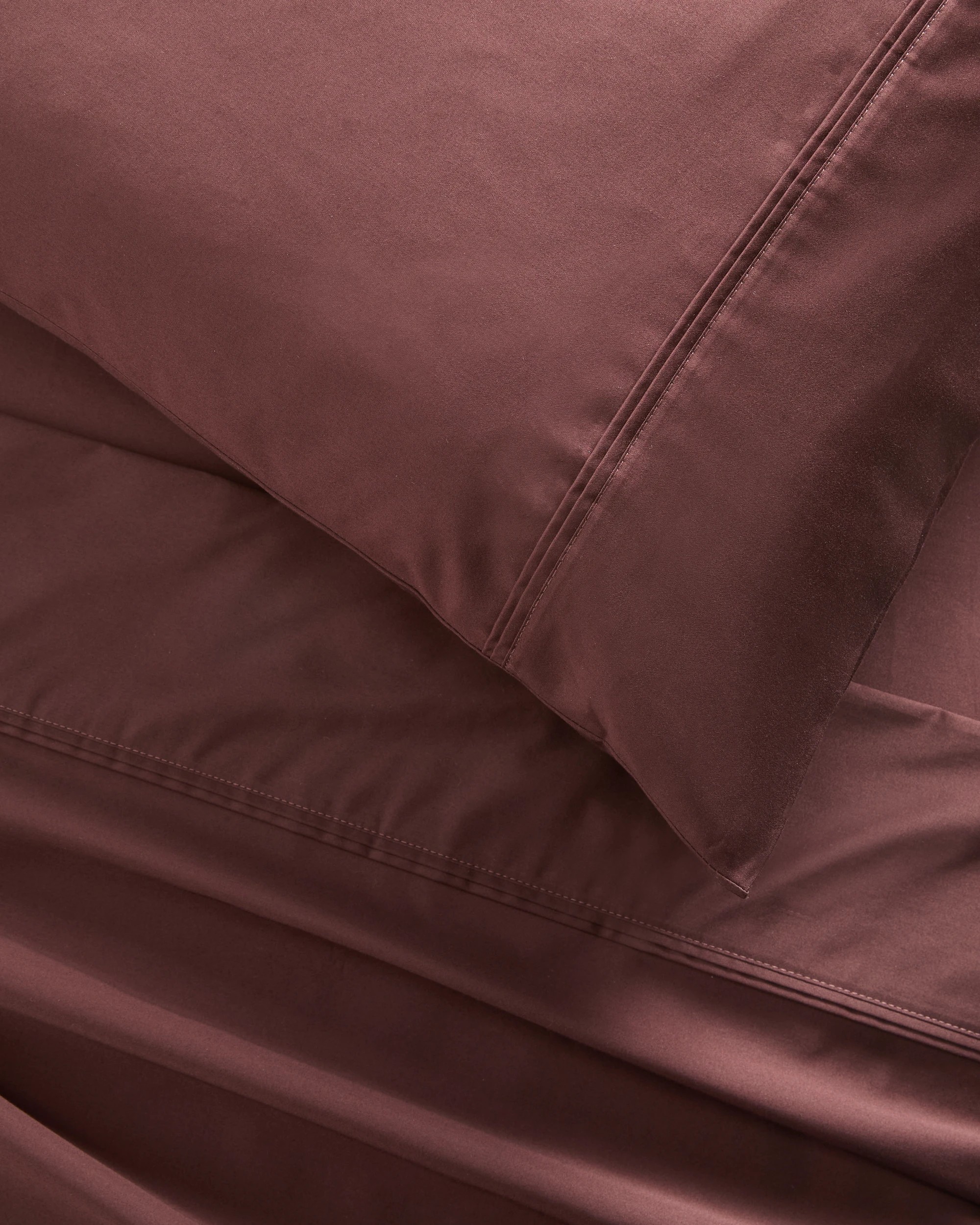 2 Target Egyptian Cotton 600 Thread Count Extra Deep Sheet Set - King Bed - Brown, 2 of 3