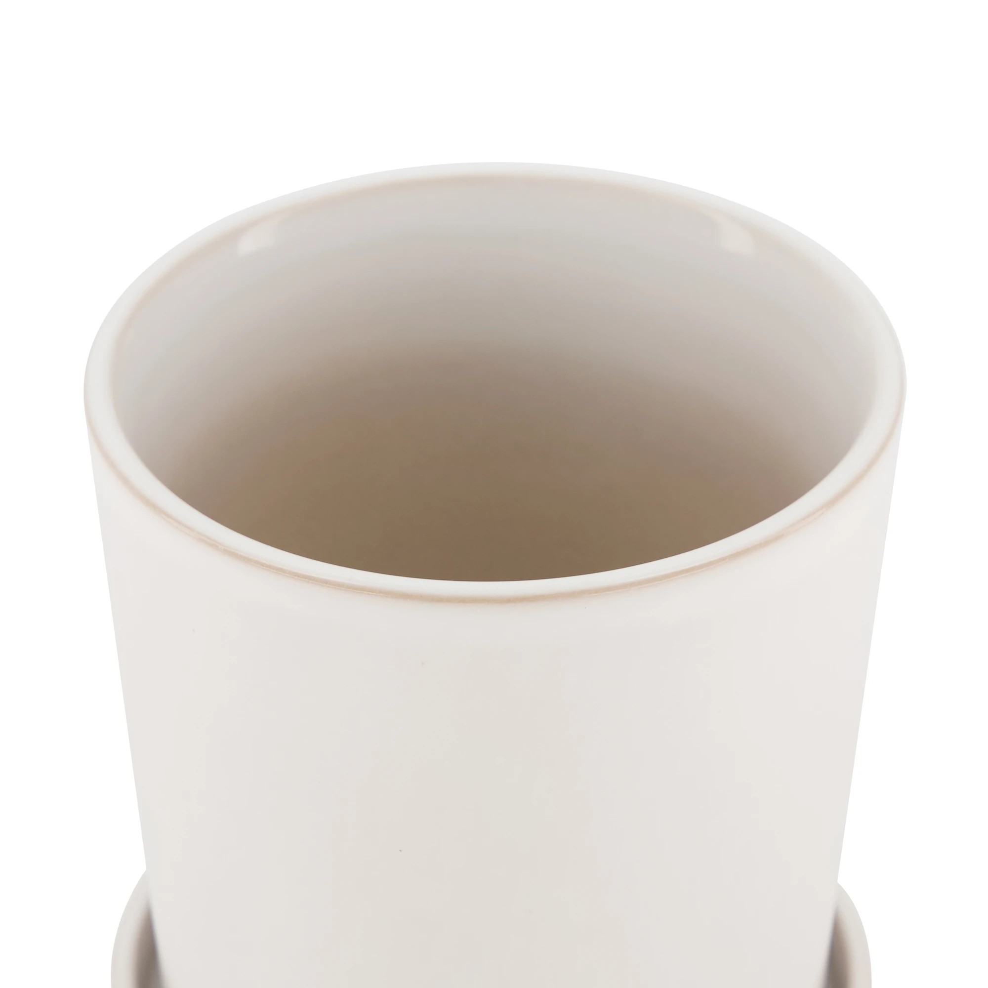 4 Pot with Saucer - White, 4 of 7