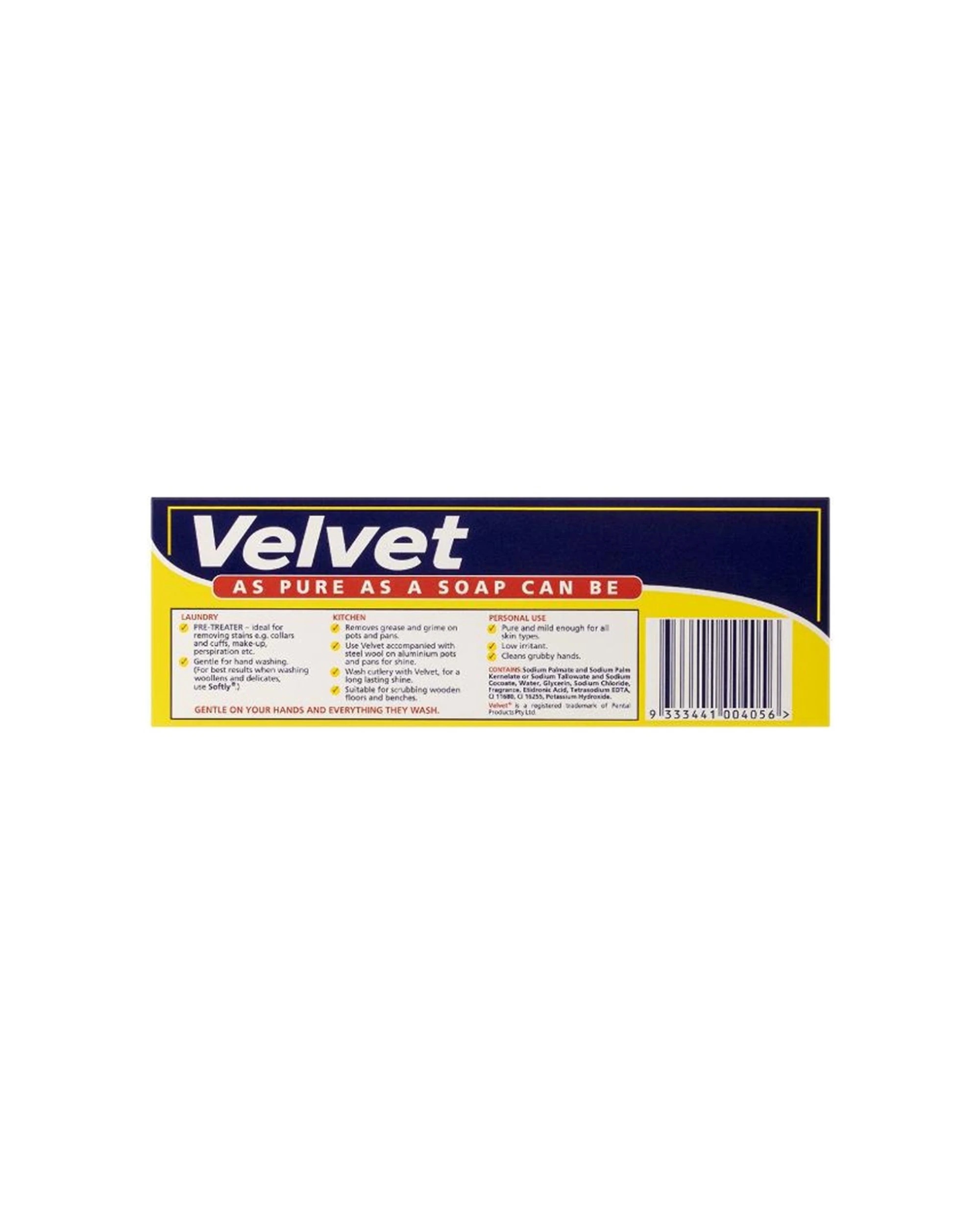 3 Velvet 12PK 4PC Cleaning Soap For Laundry Kitchen Personal Use 500g - Assorted, 3 of 4