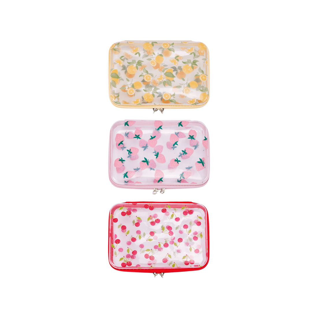 1 3 Pack Printed Clear Packing Cubes, 1 of 6