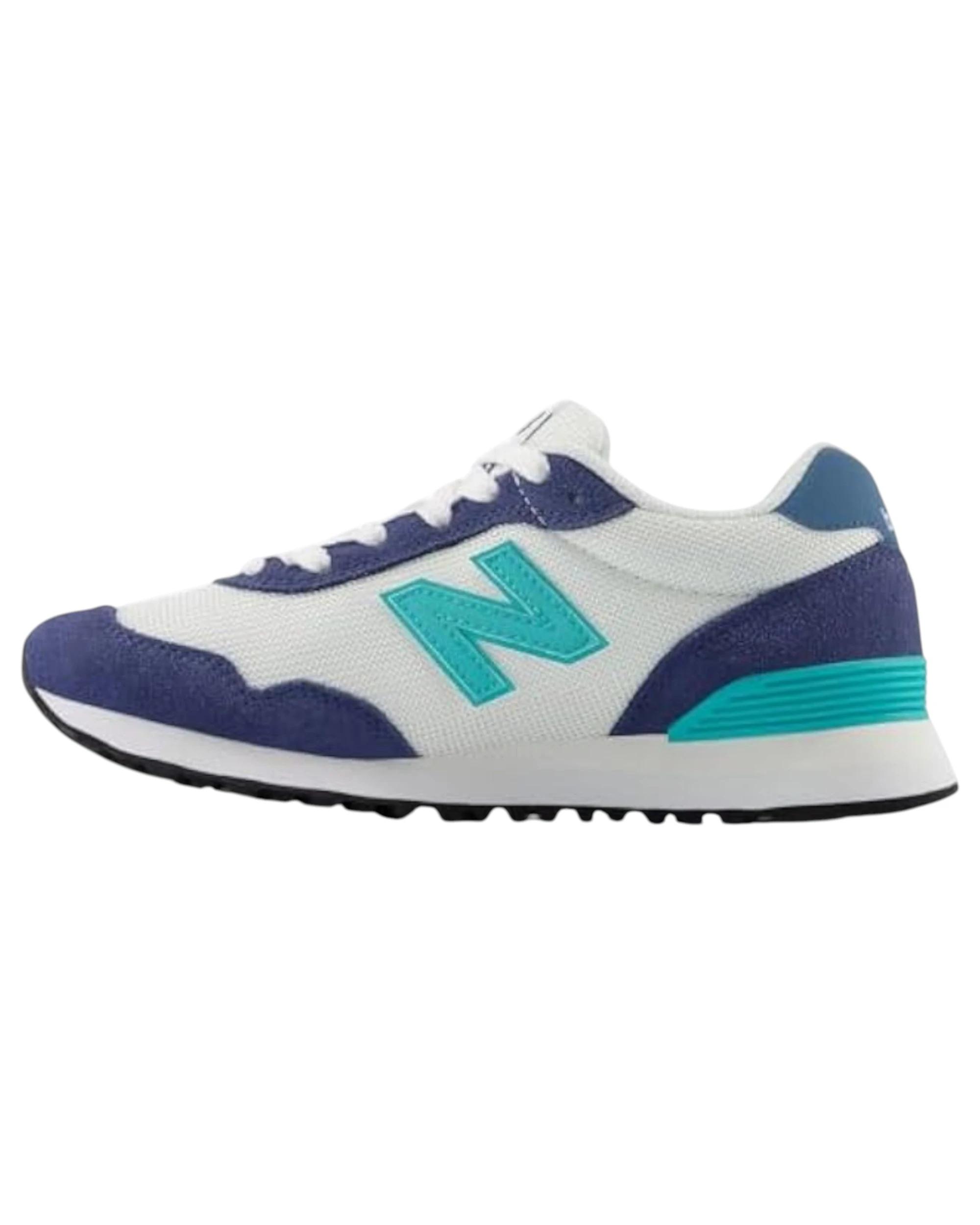 5 New Balance Women 515 White/ Blue Athletic Shoes WHITE/BLUE, 5 of 5