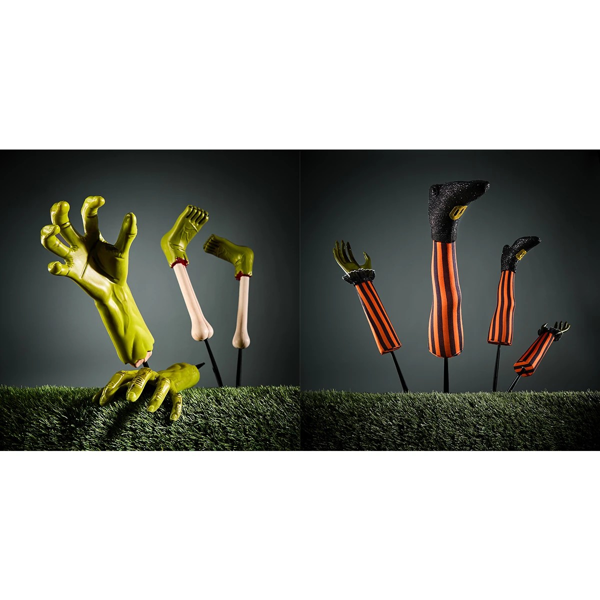 1 4 Piece Hands and Feet Groundbreaker Stakes - Assorted, 1 of 10