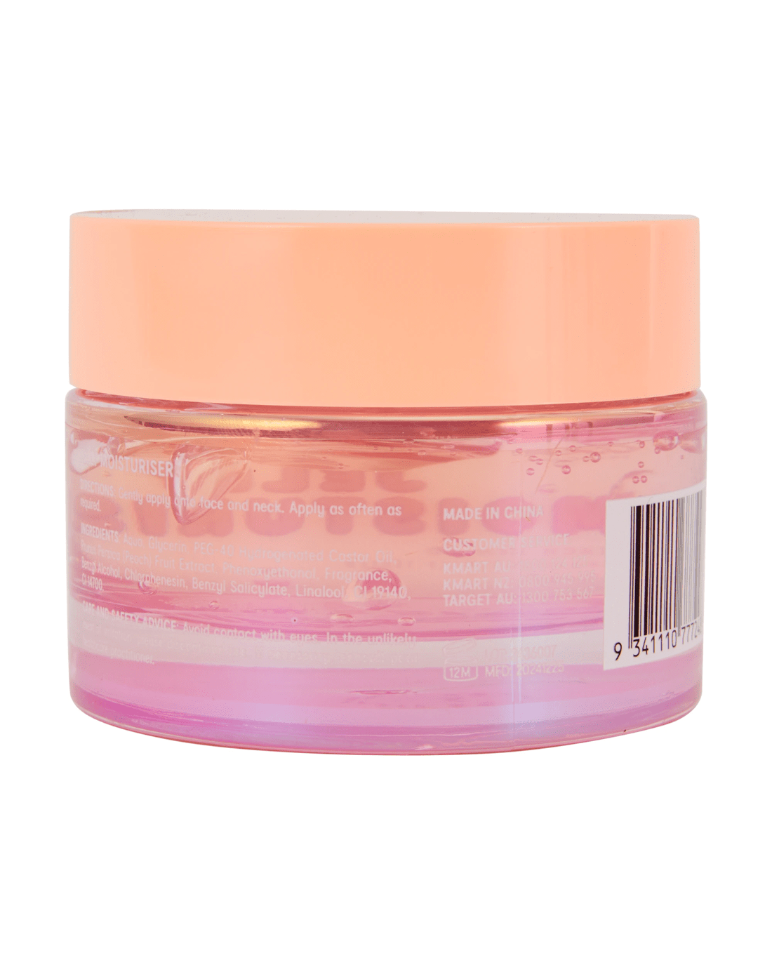 3 OXX Skincare Jelly Moisturiser 50ml - Peach Scented, 3 of 3