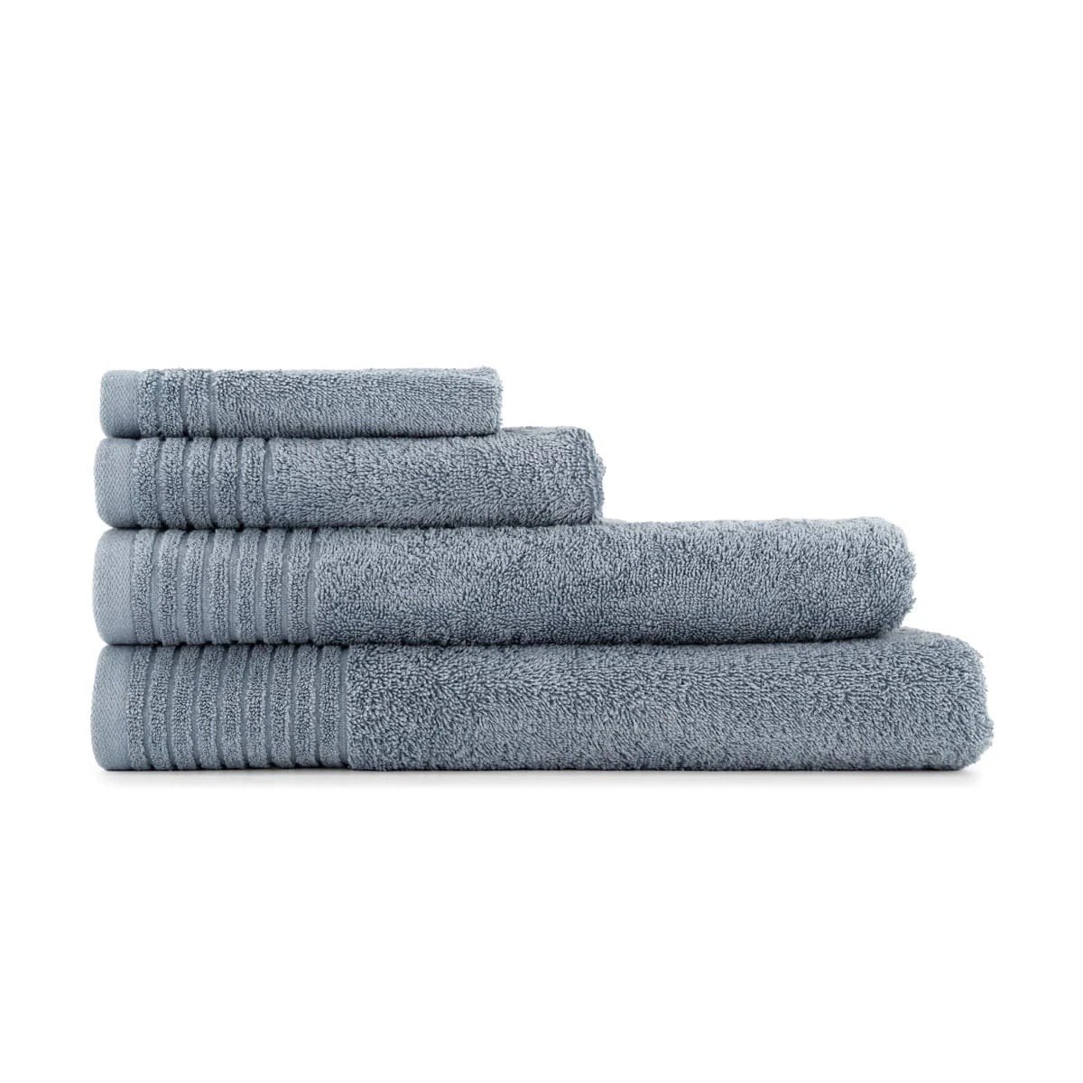6 Edan Cotton Bath Towel - Blue, 6 of 6