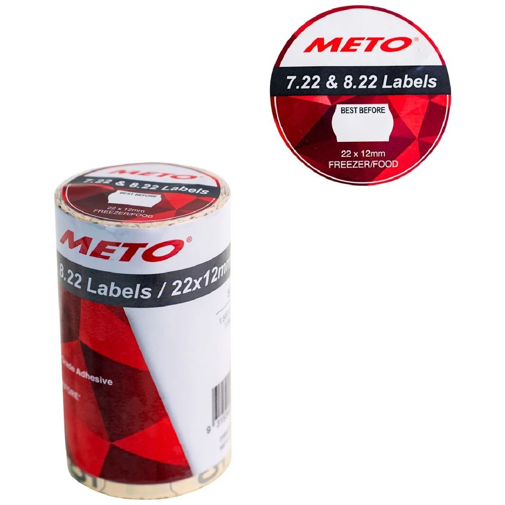 2 Meto Freezer Labels 22 x 12mm Best Before 5 Pack, 2 of 2