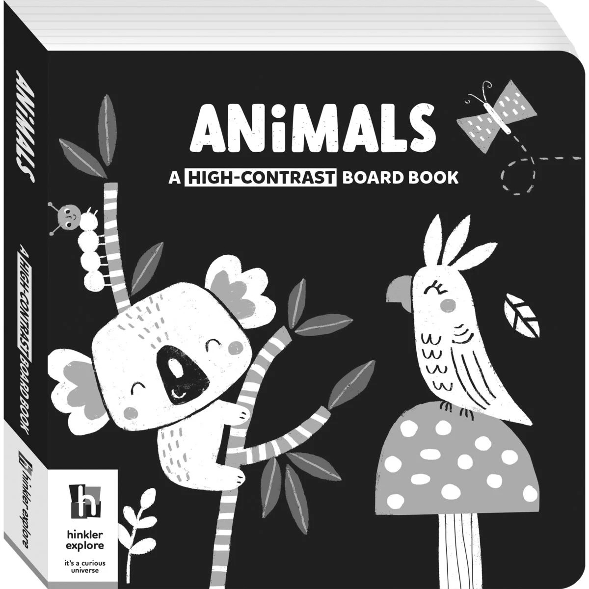 1 Animals: A High-Contrast - Board Book, 1 of 4