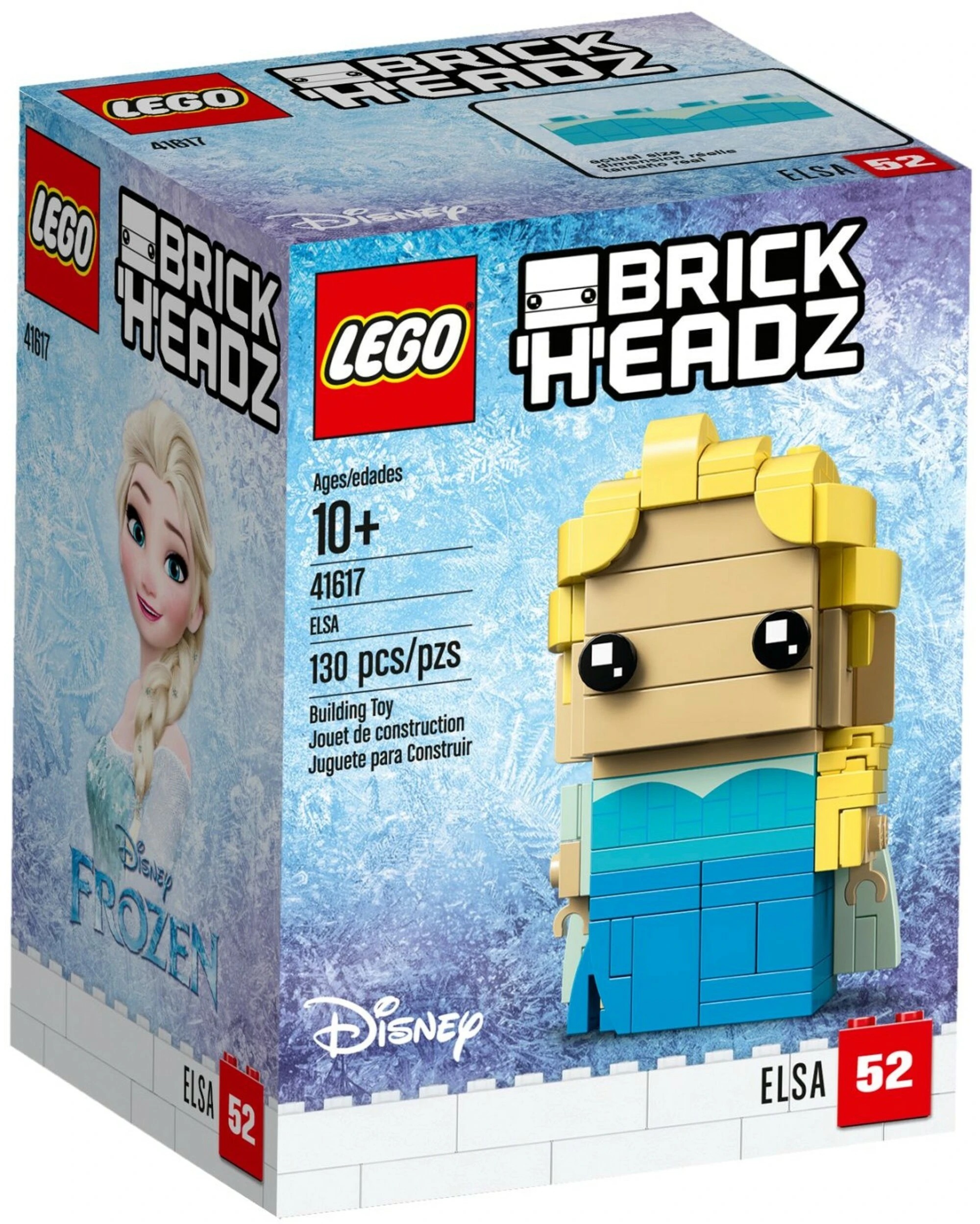 1 LEGO 41617 Disney Frozen Elsa BrickHeadz Building Kit, 1 of 4