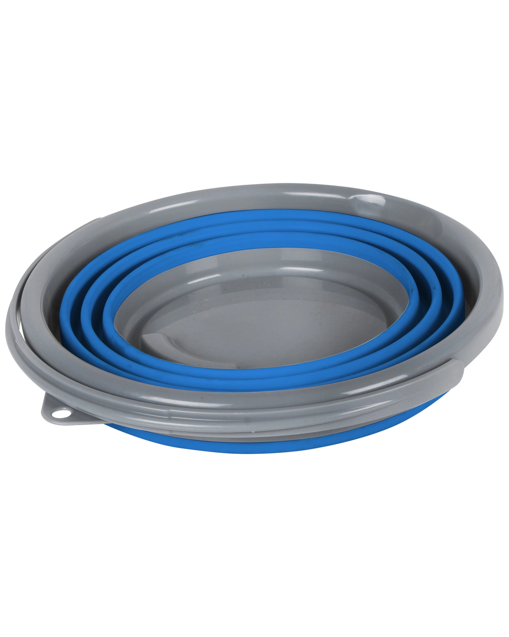 2 Wildtrak Expanda Compact Foldable 10L Bucket Silicon And Polypropylene - Blue, 2 of 3