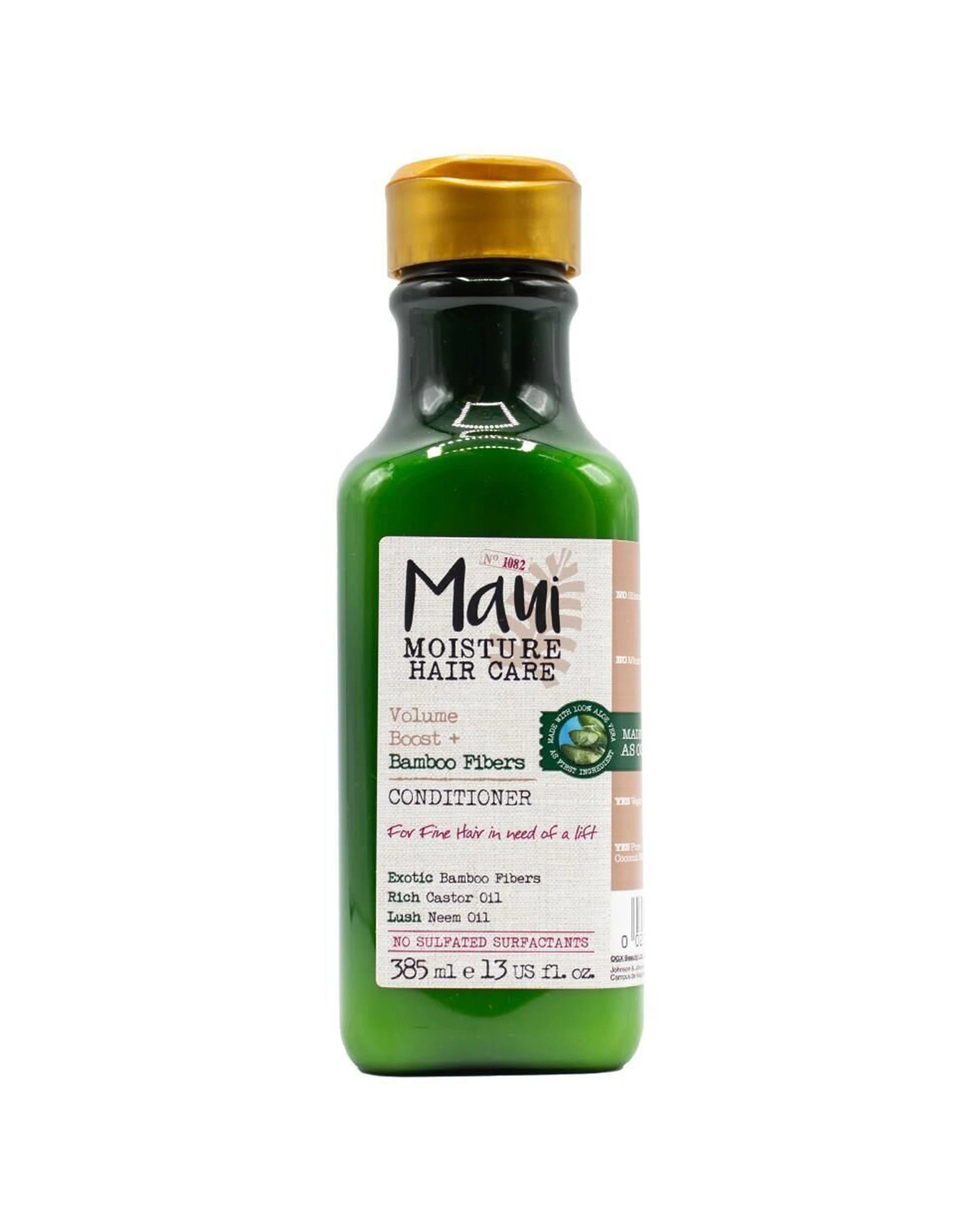2 MAUI MOISTURE 8PK Conditioner 385ml Bamboo Fibers Volume Boost Fine Hair - Green, 2 of 4