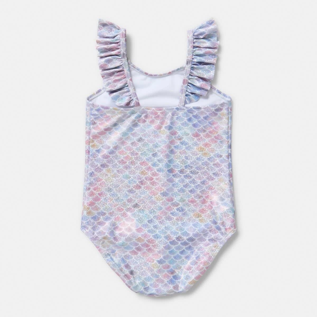 6 One Piece Swimsuit MERMAID SCALES, 6 of 8