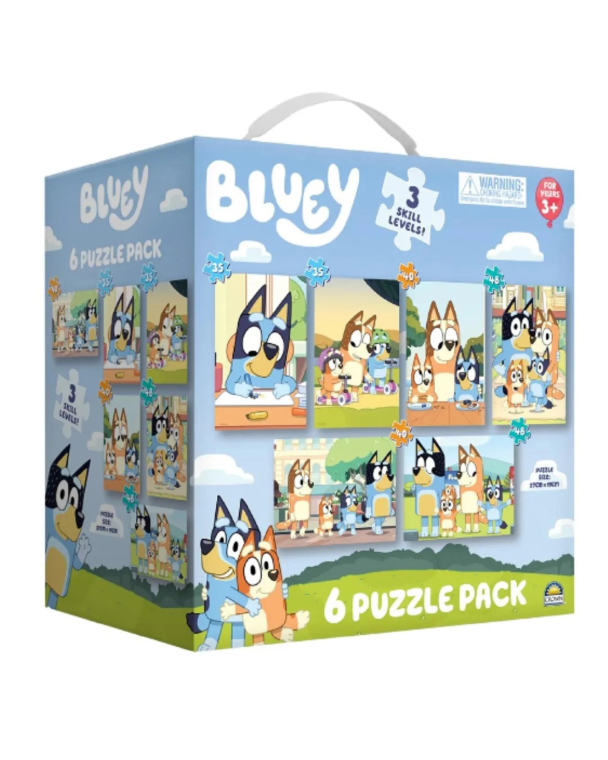 1 Bluey 6-in-1 Jigsaw Puzzle Pack, 1 of 1