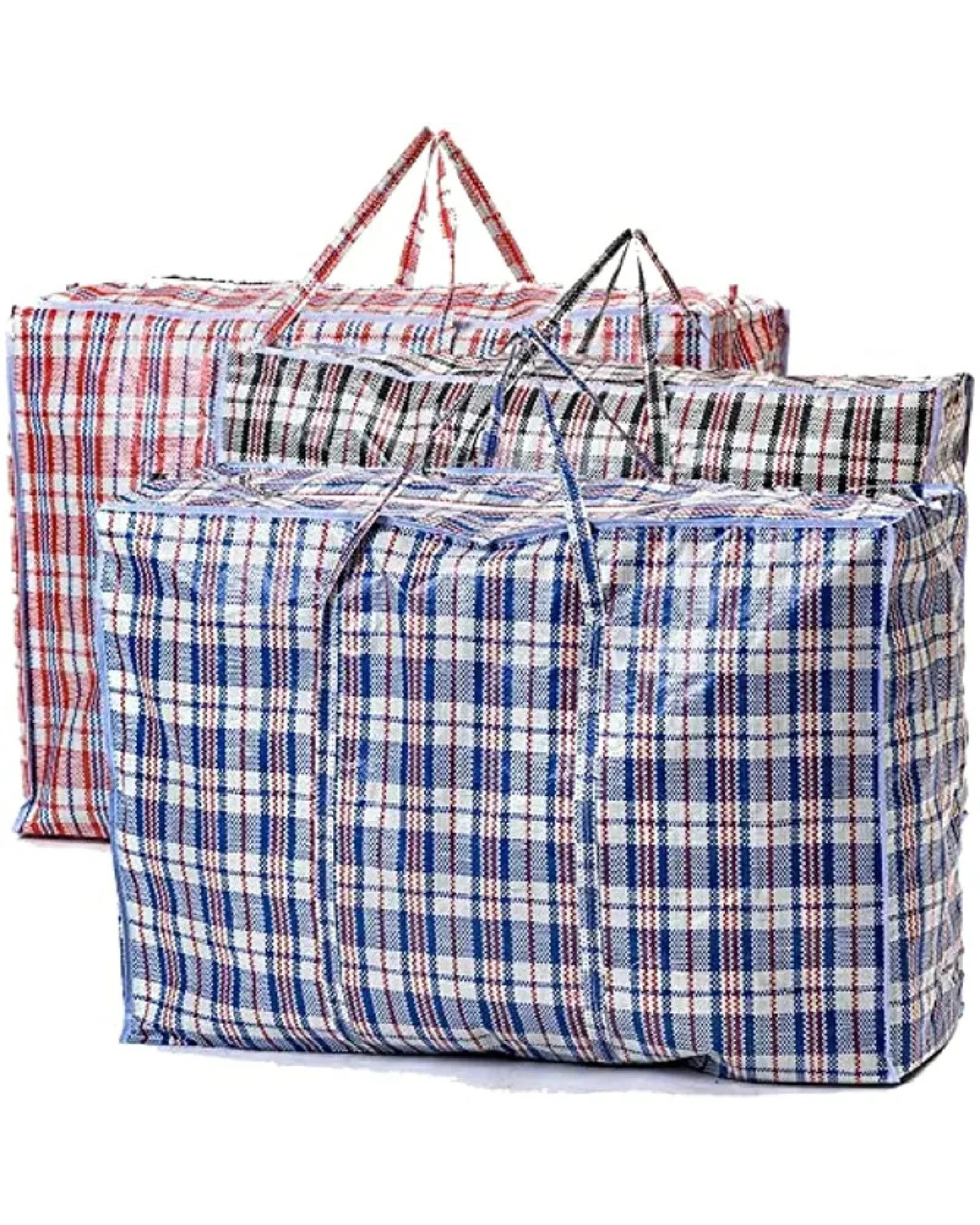 1 BR Home Large Stripe Packing Storage Bags with Zip Closure - 48 Pack, 1 of 5