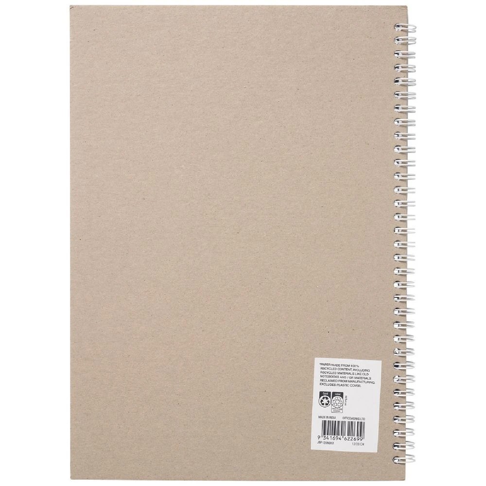 2 J.Burrows A4 PP Notebook Black 120 Page, 2 of 3