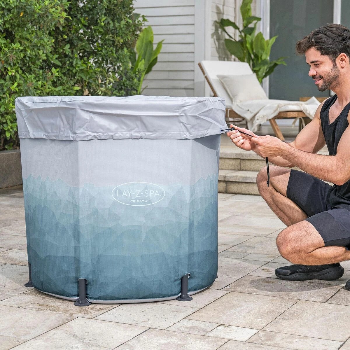 3 Bestway Ice Bath Tub 253L Portable Freestanding Recovery Spa Bathtub Massage Athletes Cold Water Soaking Shower Outdoor, 3 of 6