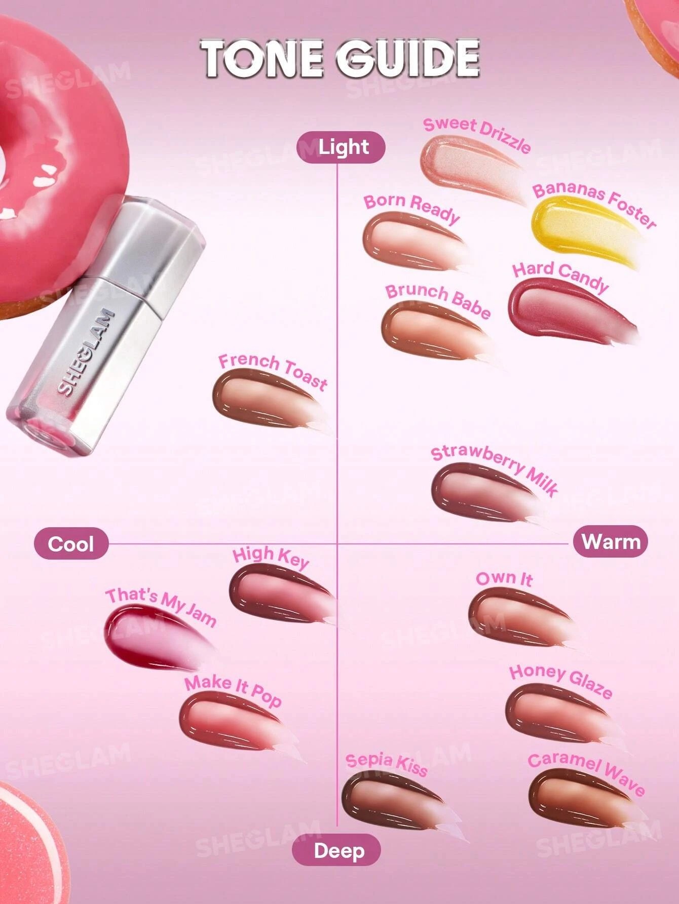 7 SHEGLAM Glass Lock Air Gloss - Strawberry Milk, 7 of 8
