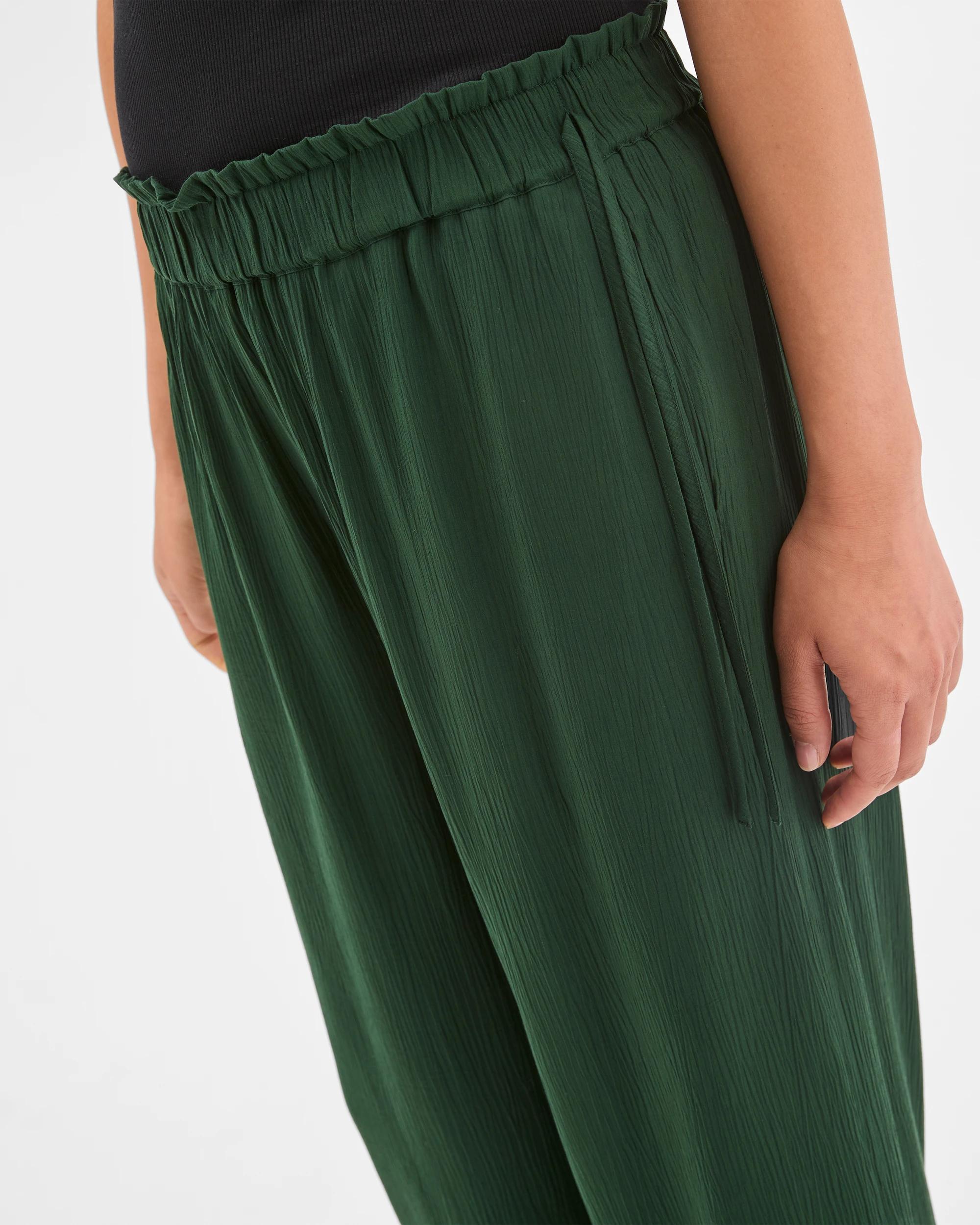 3 Target Woman Resort Harem Frill Wide Leg Crop Pants KOMBU, 3 of 7