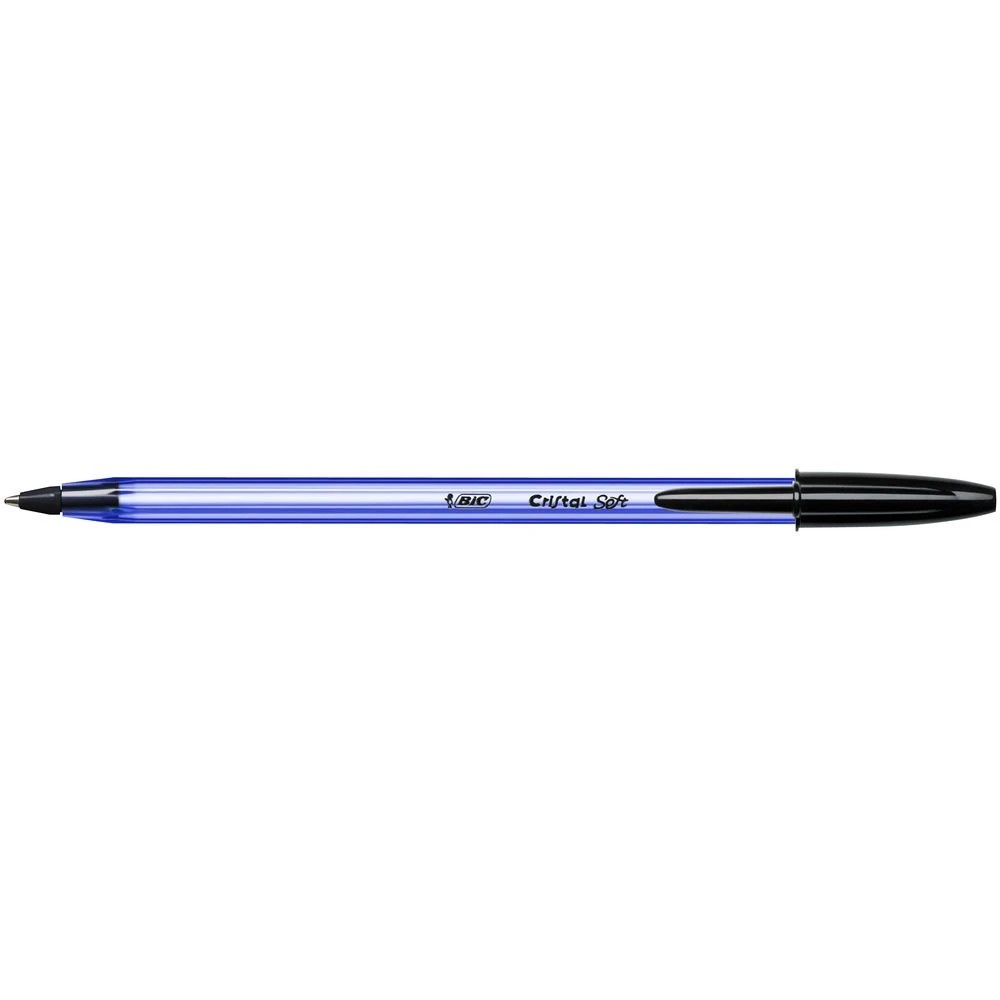 2 BIC Cristal Xtra Smooth Ballpoint Pens Black 10 Pack, 2 of 3