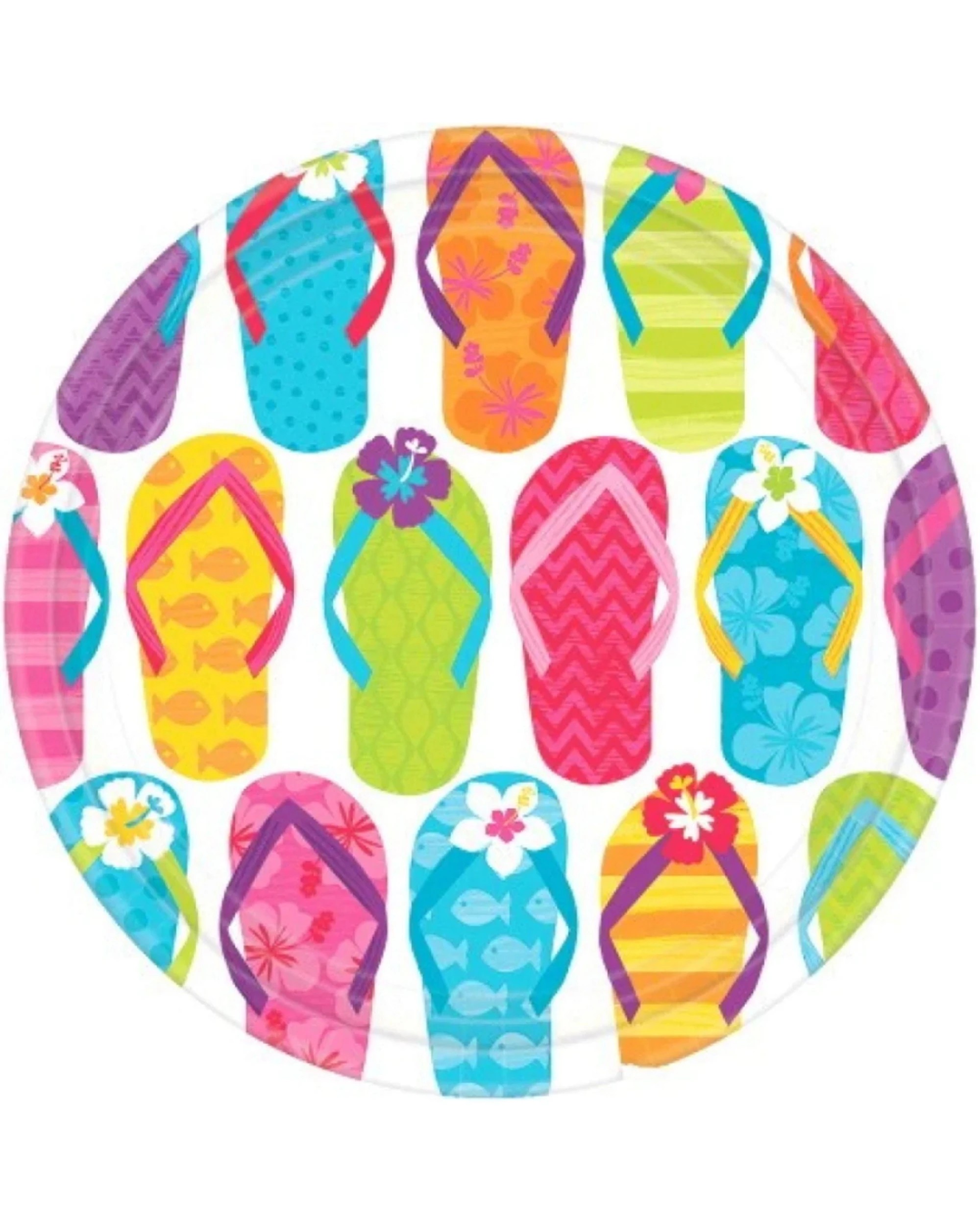 1 Anagram The Flip Side Large Paper Plates Party Pack of 60, 1 of 1