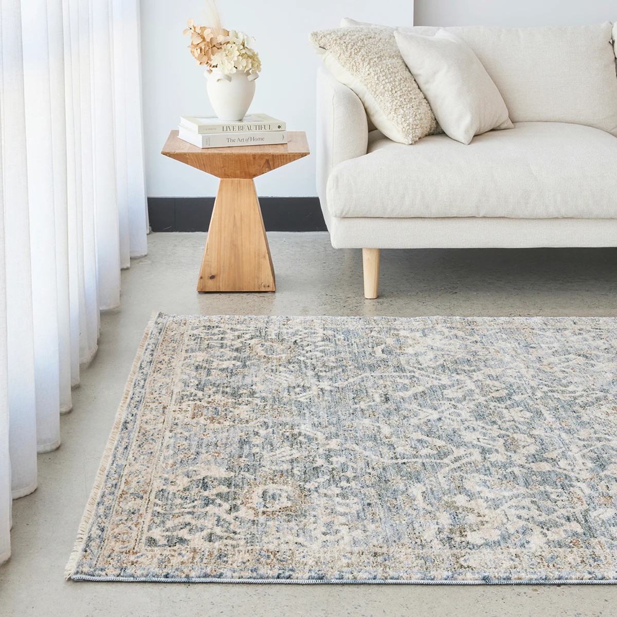 3 Common Ground Rugs Aegean Alvin 310x240cm - Extra Large Power Loomed Floor Rug - Blue, 3 of 9
