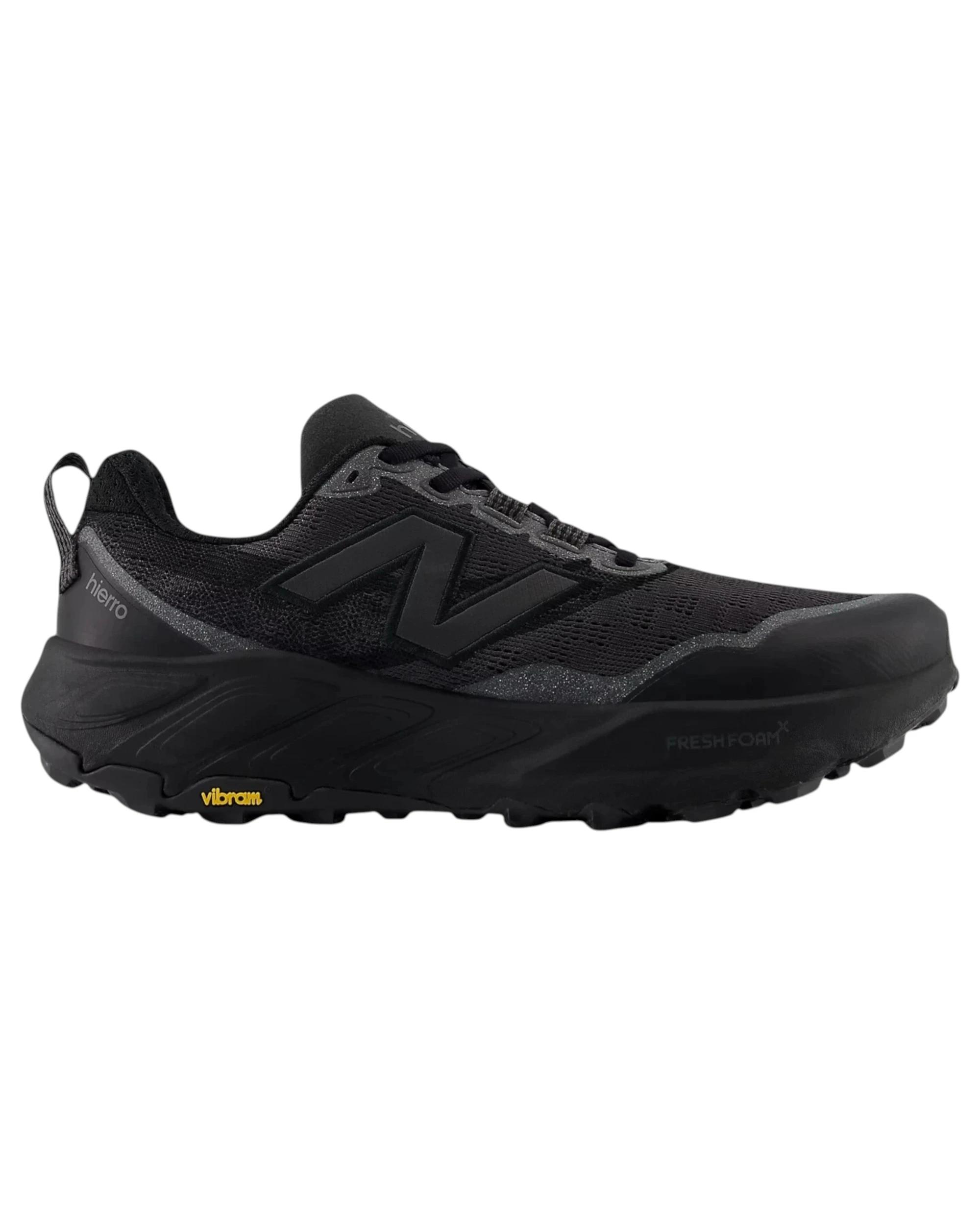 1 New Balance Mens Fresh Foam X Hierro v9 Black Athletic Trail Shoes BLACK, 1 of 6