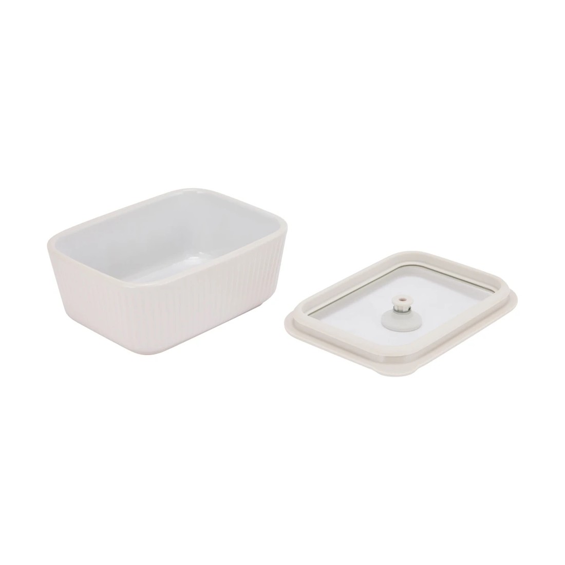 3 700ml Porcelain Container with Glass Lid, 3 of 4