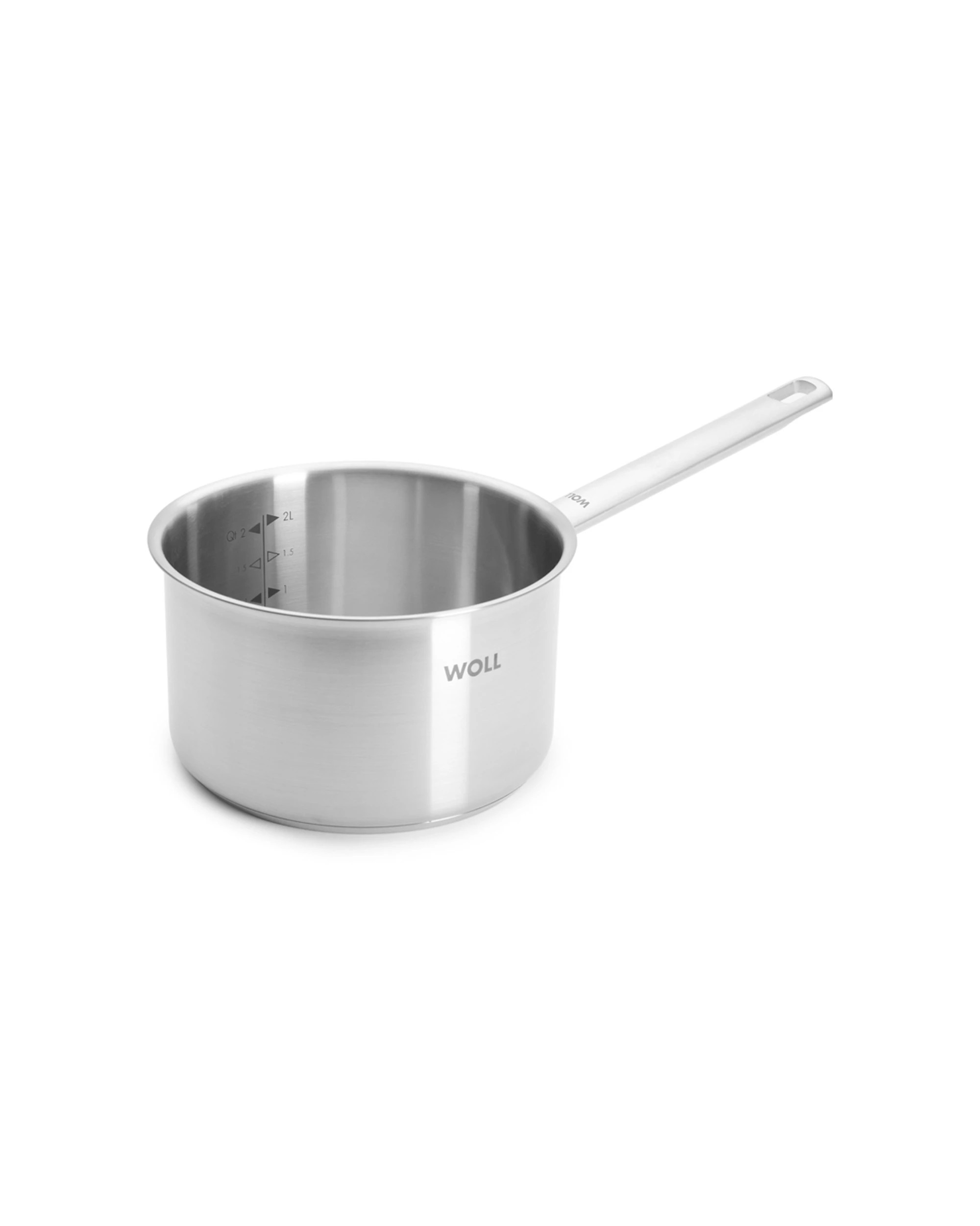 2 Woll Steel Saucepan With Lid 18cm 2.6L Premium Stainless Steel - Silver, 2 of 5