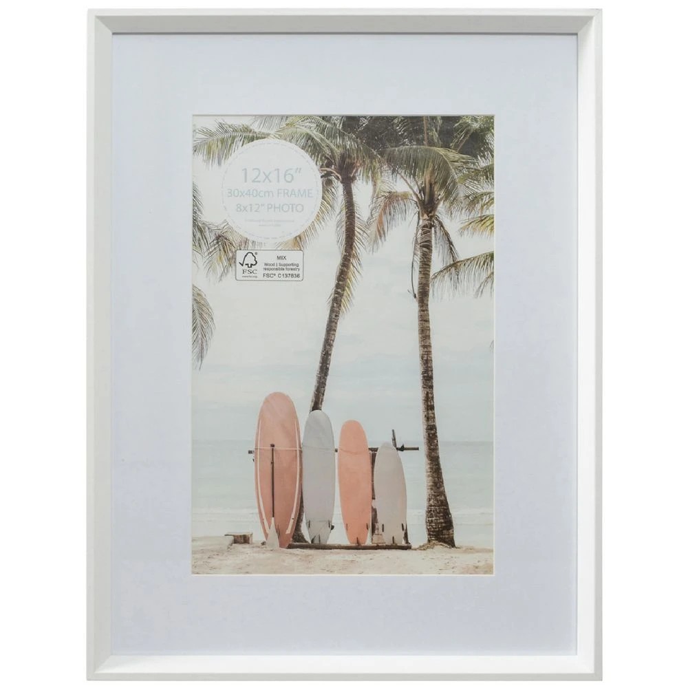 1 Adventure 12x16" Frame White, 1 of 4