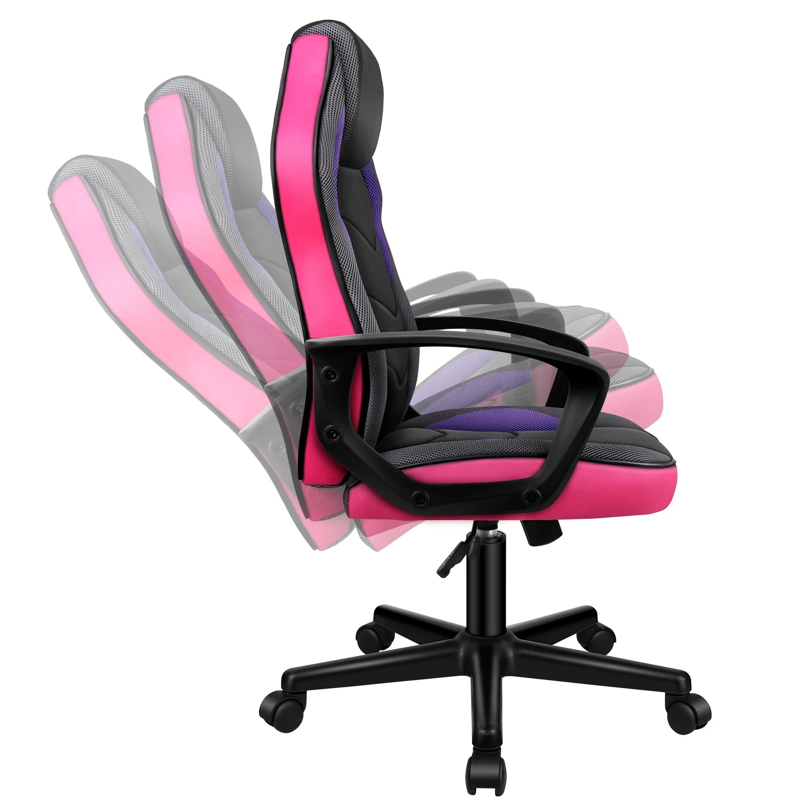 5 Alfordson Gaming Chair Racing Office Executive Computer Seat Work - Purple, 5 of 9
