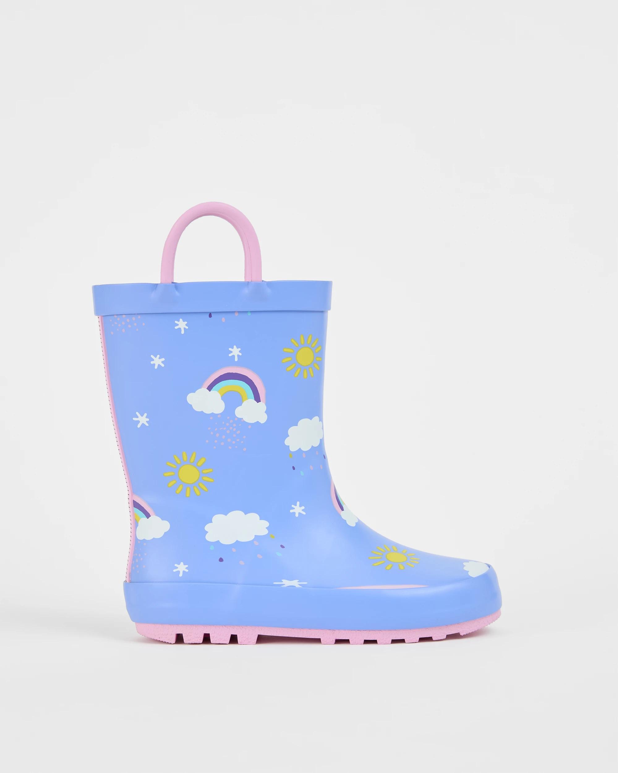 1 Target Kids Novelty Rainboots CLOUD BLUE, 1 of 3