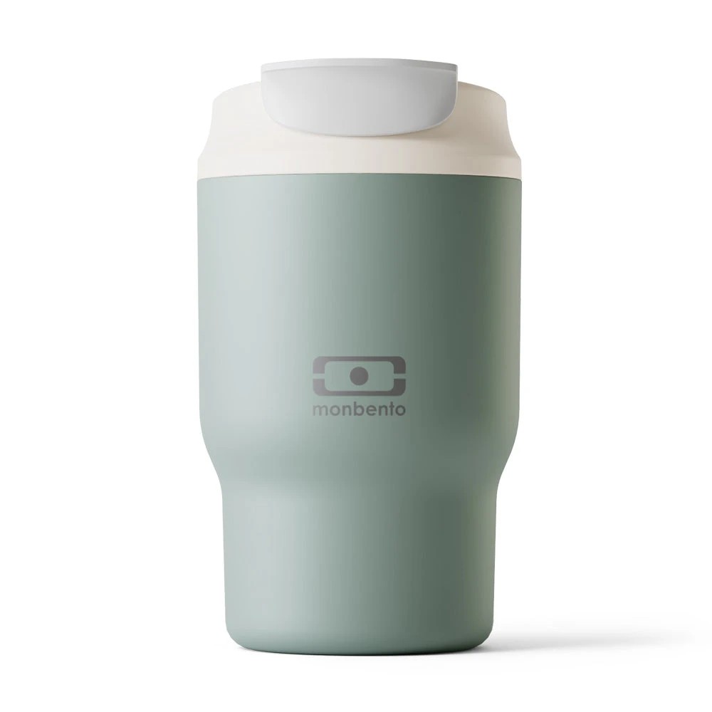 1 Monbento Travel Mug S Natural - Green, 1 of 5