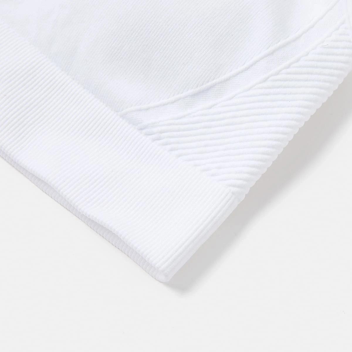 3 2 Pack Sports Medium Support Seamfree Crop WASHED SLATE, WHITE, 3 of 10