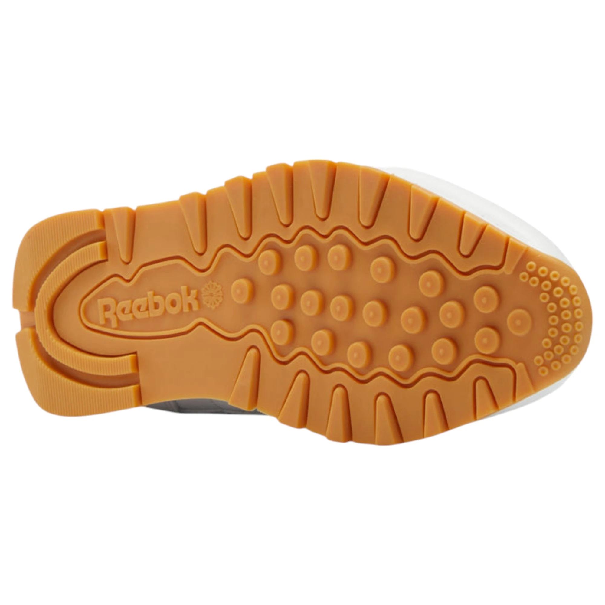 9 Reebok Mens Classic Leather Casual Shoes WHITE/GUM, 9 of 9