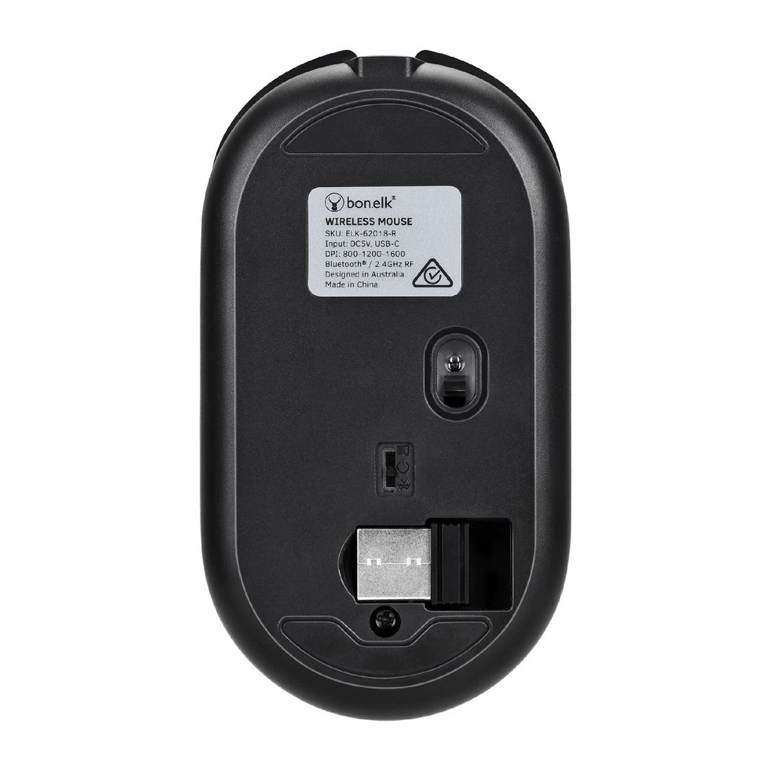 5 Bonelk M-270 Wireless RGB Mouse Black, 5 of 7