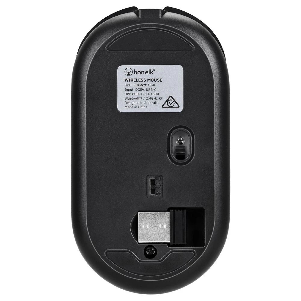 5 Bonelk M-270 Wireless RGB Mouse Black, 5 of 7