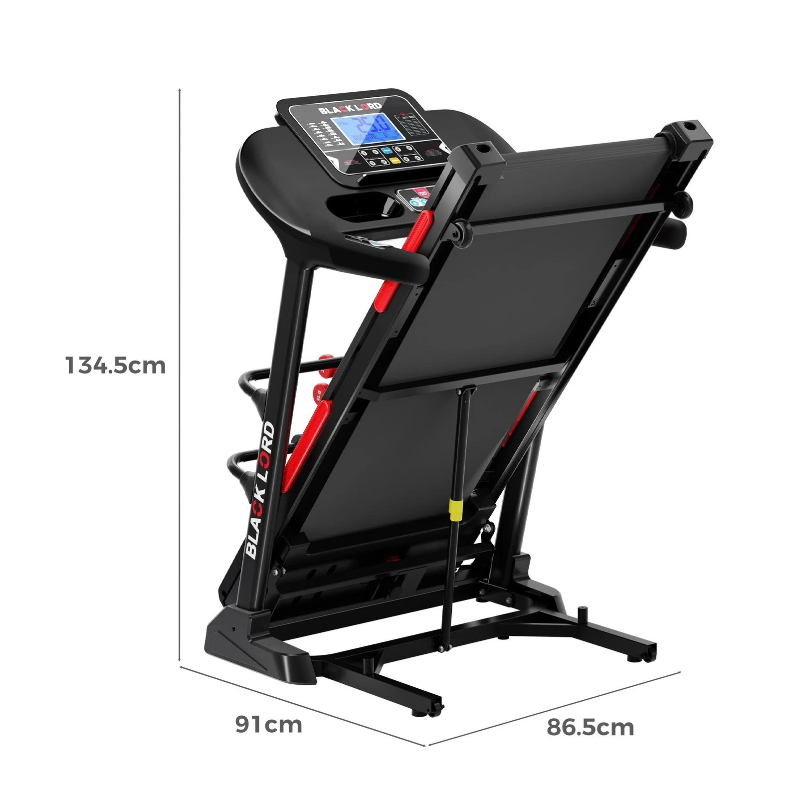 4 Black Lord Treadmill Electric Home Gym Exercise Running Machine Auto Incline, 4 of 10