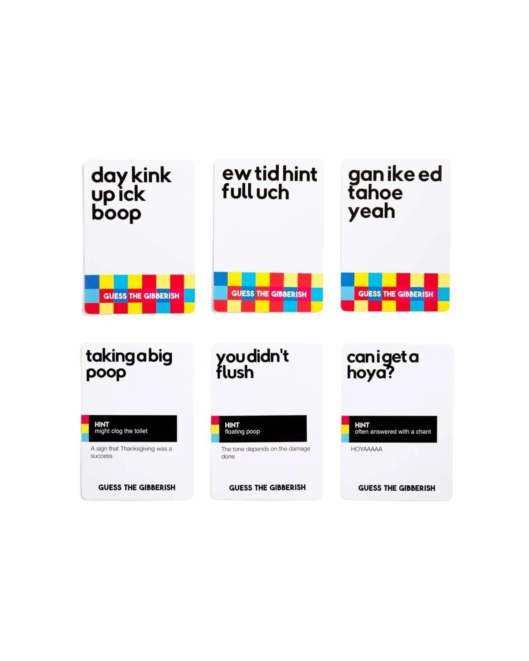 7 Guess the Gibberish Family Edition Card Game, 7 of 10