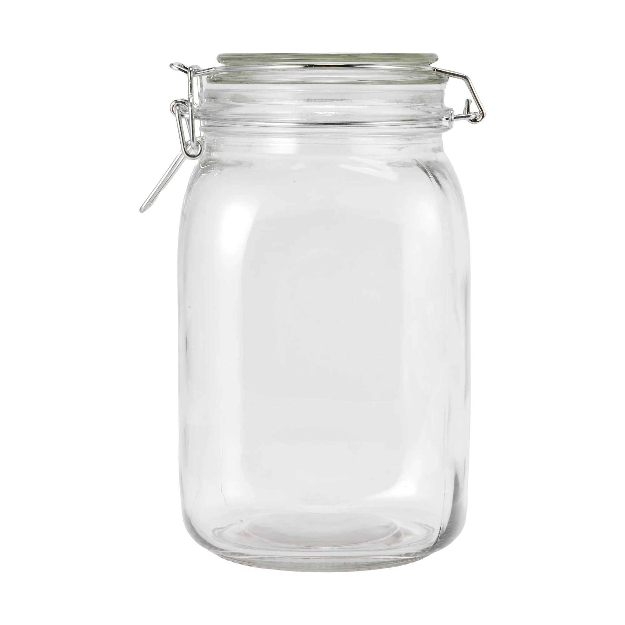 1 1.5L Clip Lid Glass Canister, 1 of 2