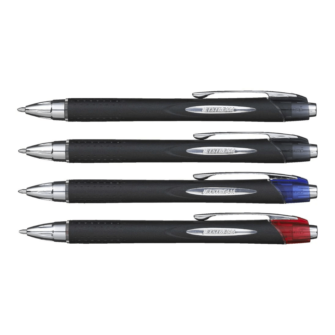 2 Uni Jetstream Retractable Rollerball Pen Assorted 4 Pack, 2 of 2