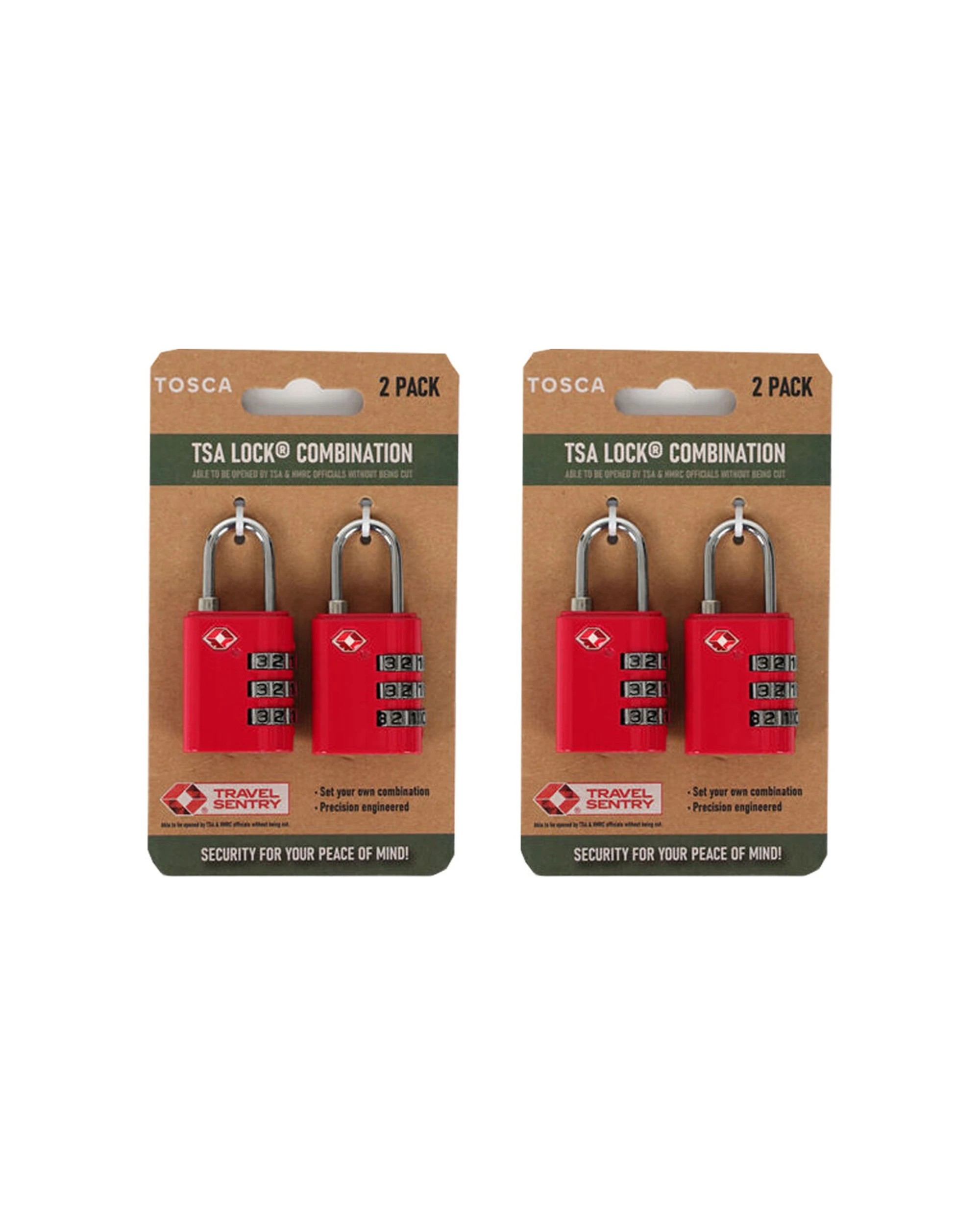 1 Tosca 4Pc Travel Luggage Suitcase Tsa Combination Lock - Assorted, 1 of 2