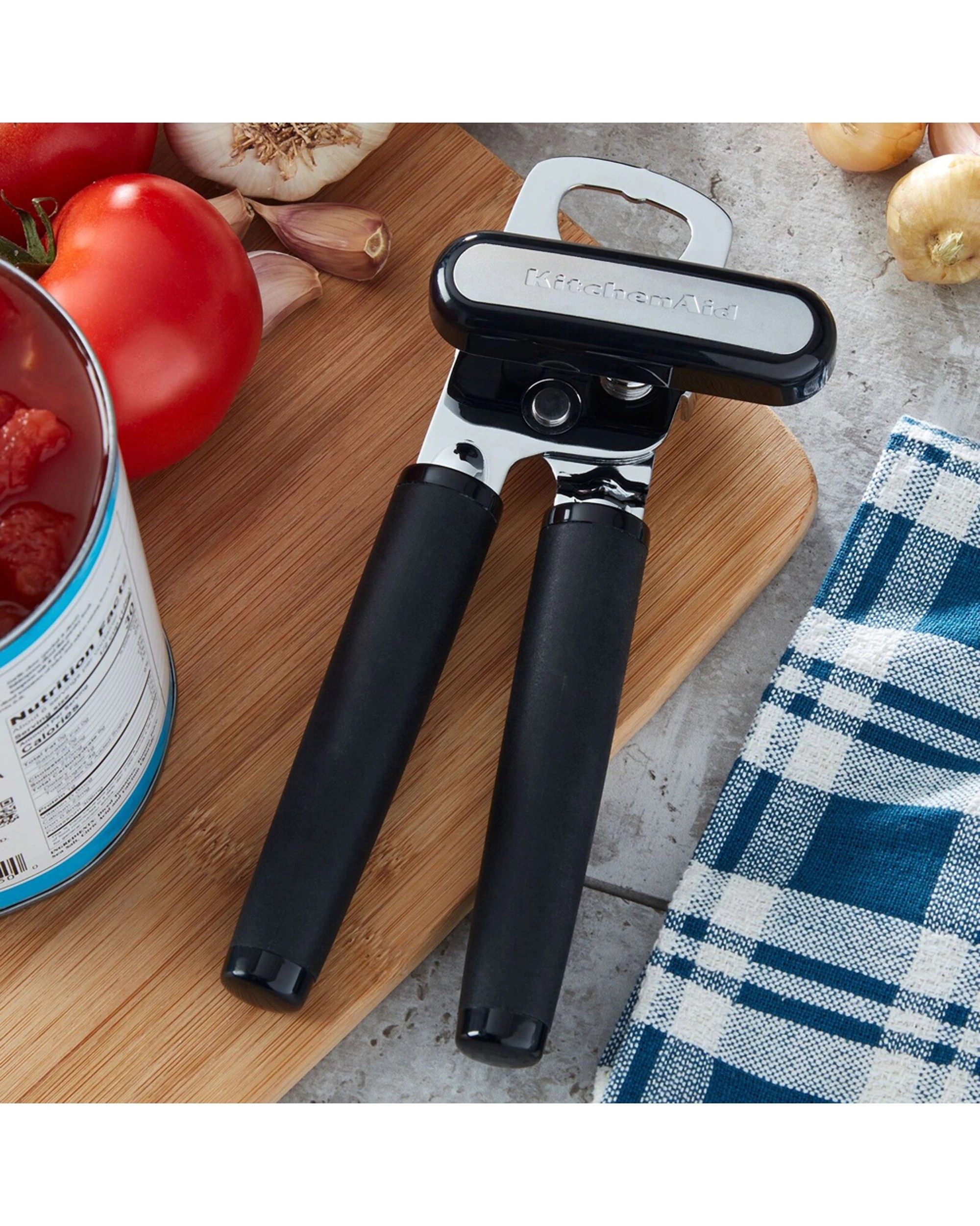 4 KitchenAid 2pk Stainless Steel Can Opener Soft Touch Ergonomic Handles - Black, 4 of 5