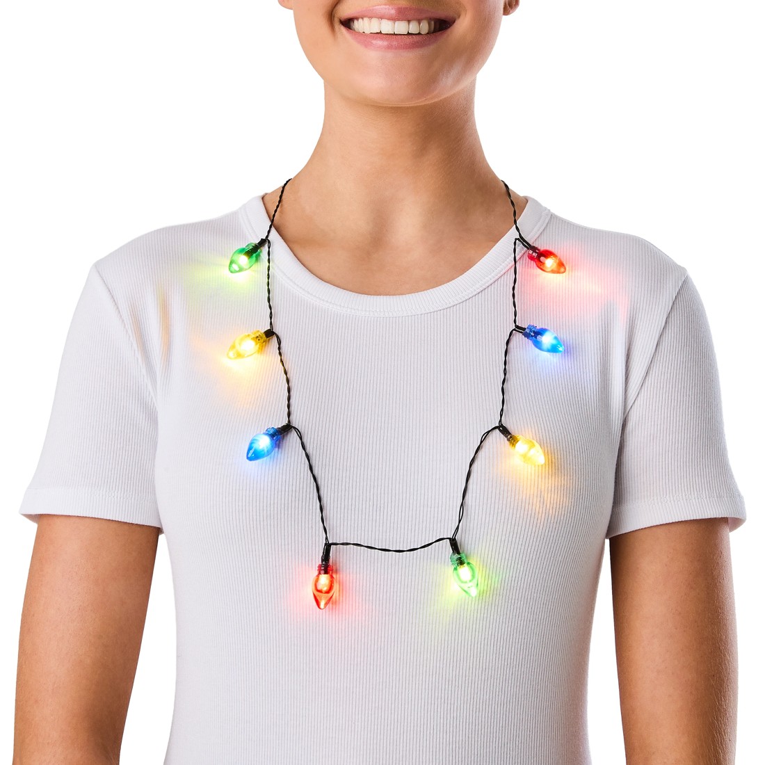 3 Light Up Christmas Necklace - Assorted, 3 of 9