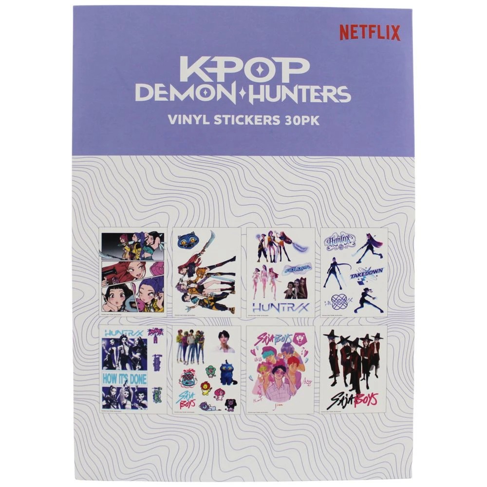 1 KPop Demon Hunters Vinyl Stickers 30 Pack, 1 of 2