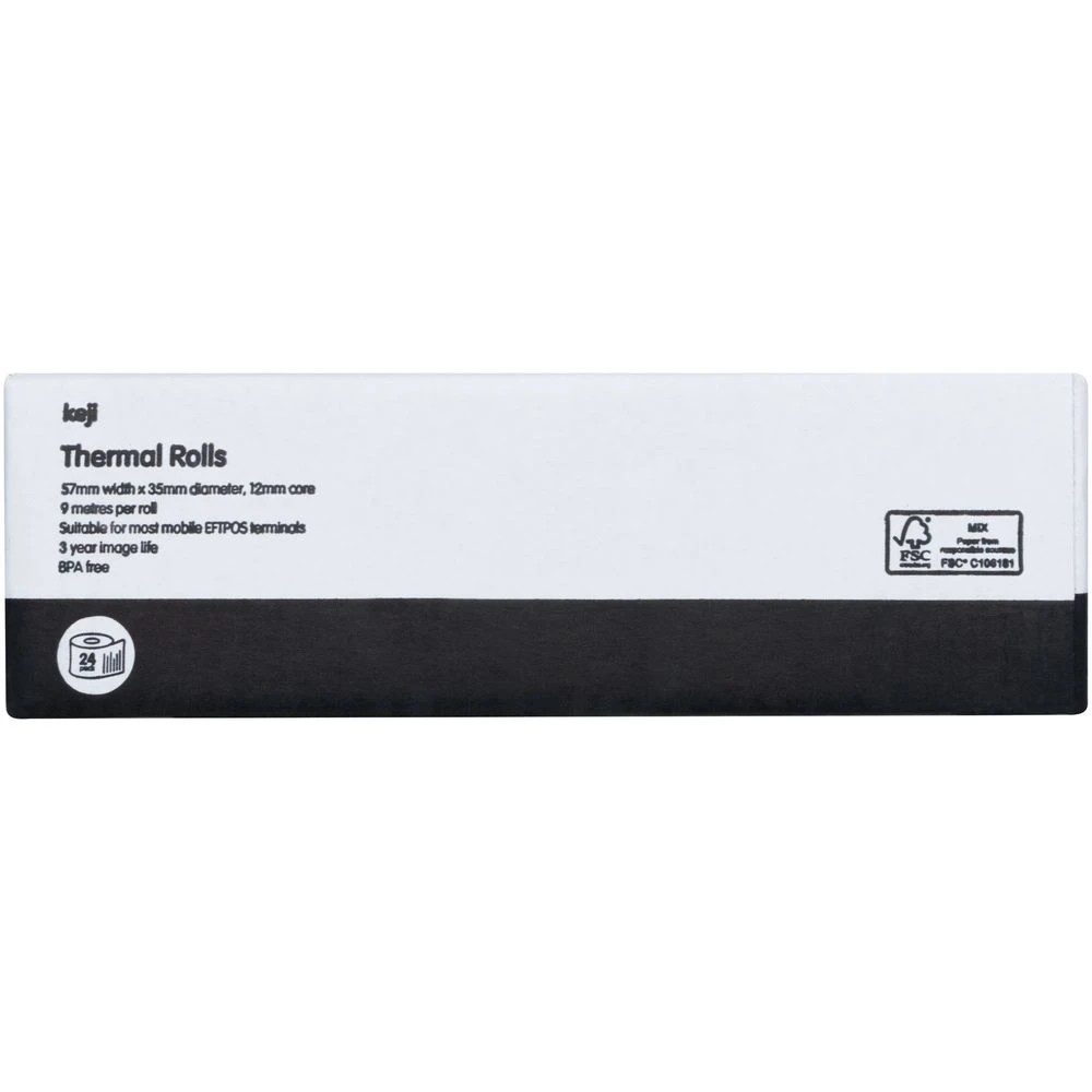 2 Keji 70gsm Thermal Rolls 57 x 35mm 24 Pack, 2 of 7